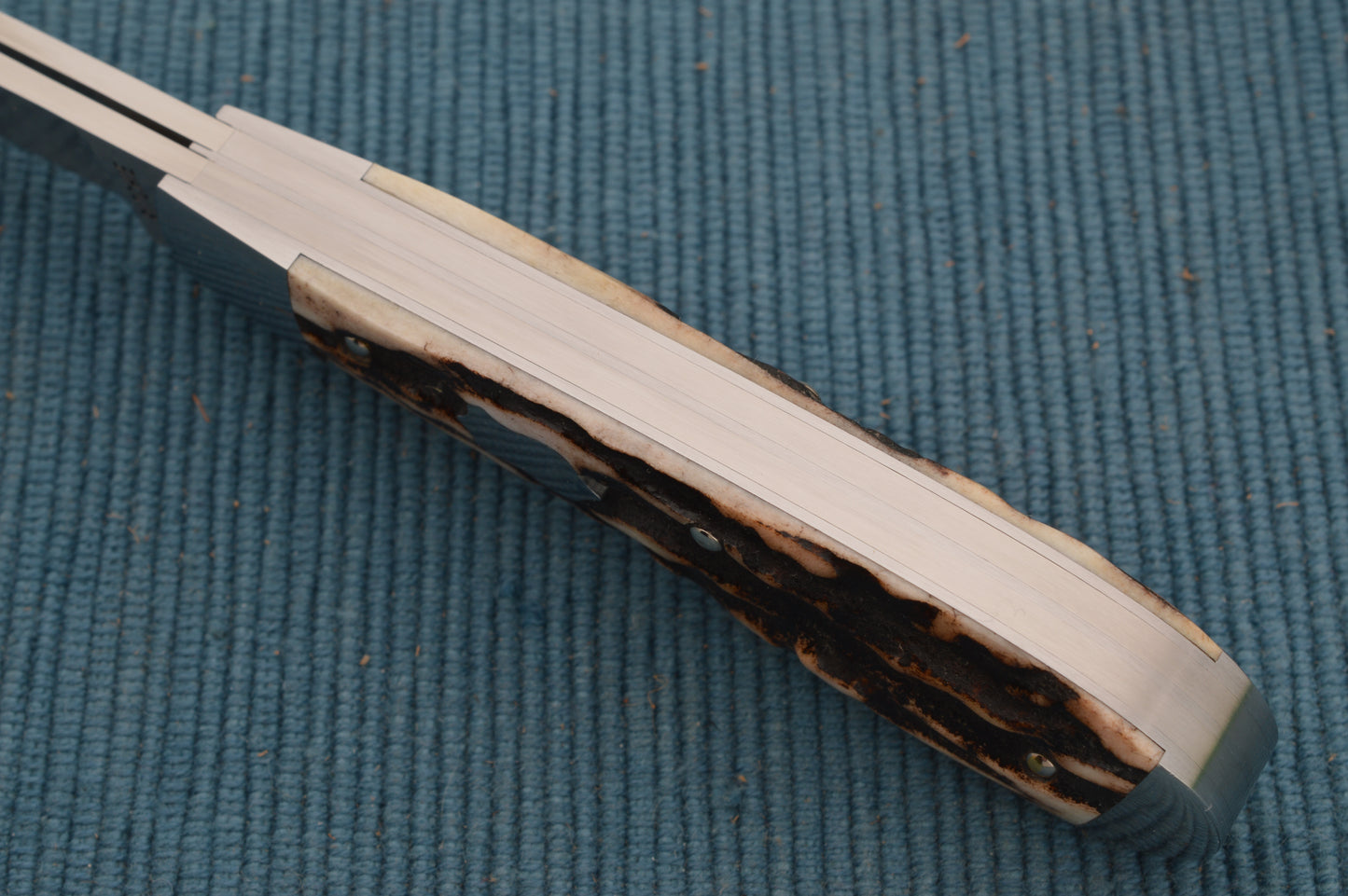 Jason Ritchie Sambar Stag Wharncliffe Trapper Slip-Joint Folding Knife (SOLD)