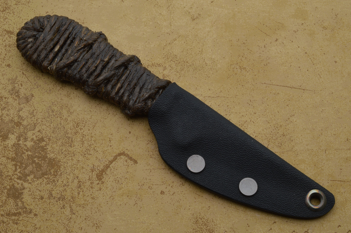 G.H.K. "Tribal Scalpel" Fixed Blade Knife, Kydex Sheath (SOLD)