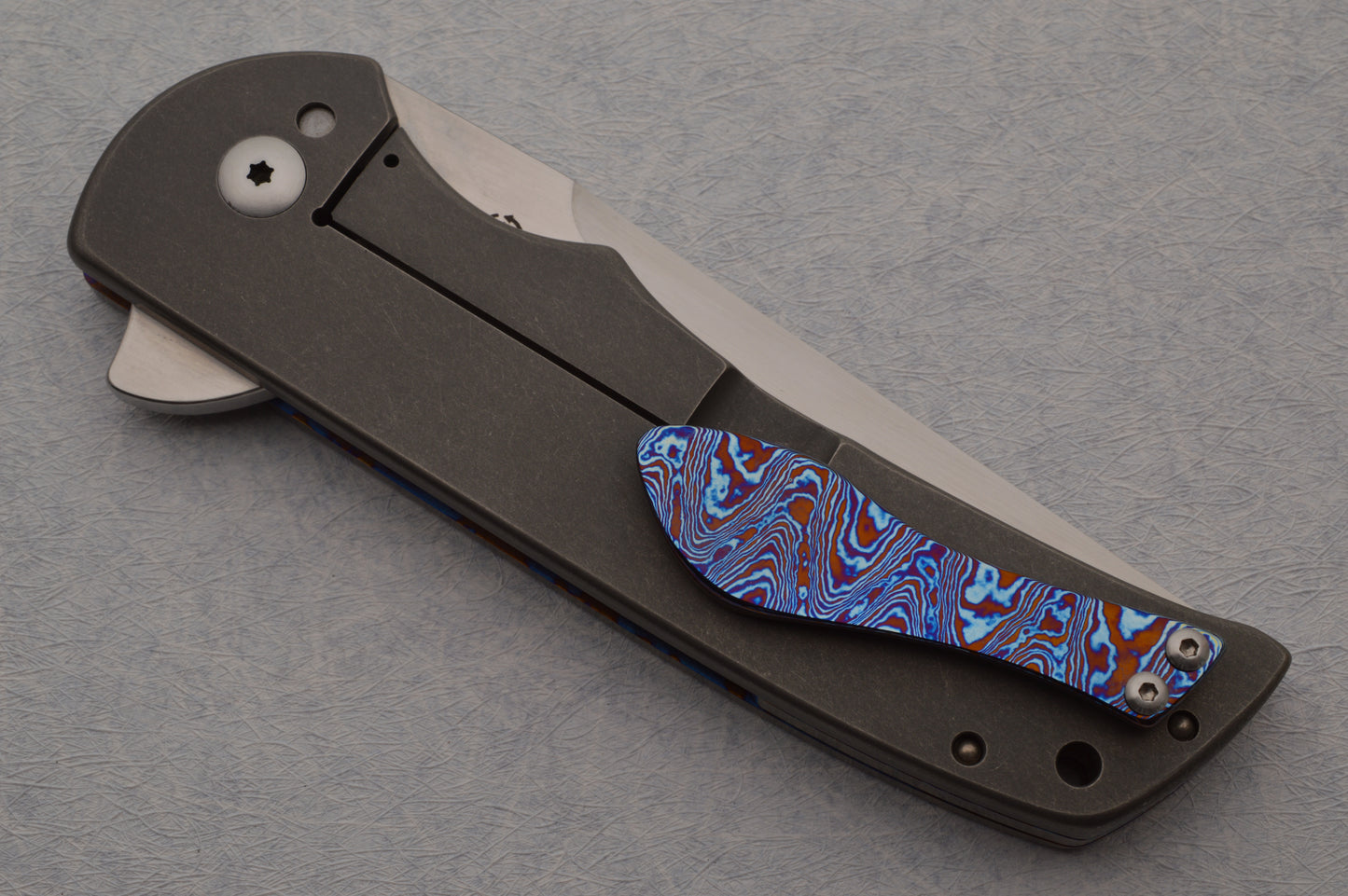 Walter Randolph (W.R. Bladeworks) Early Mini Chaos Frame-Lock Flipper Knife (IKBS)