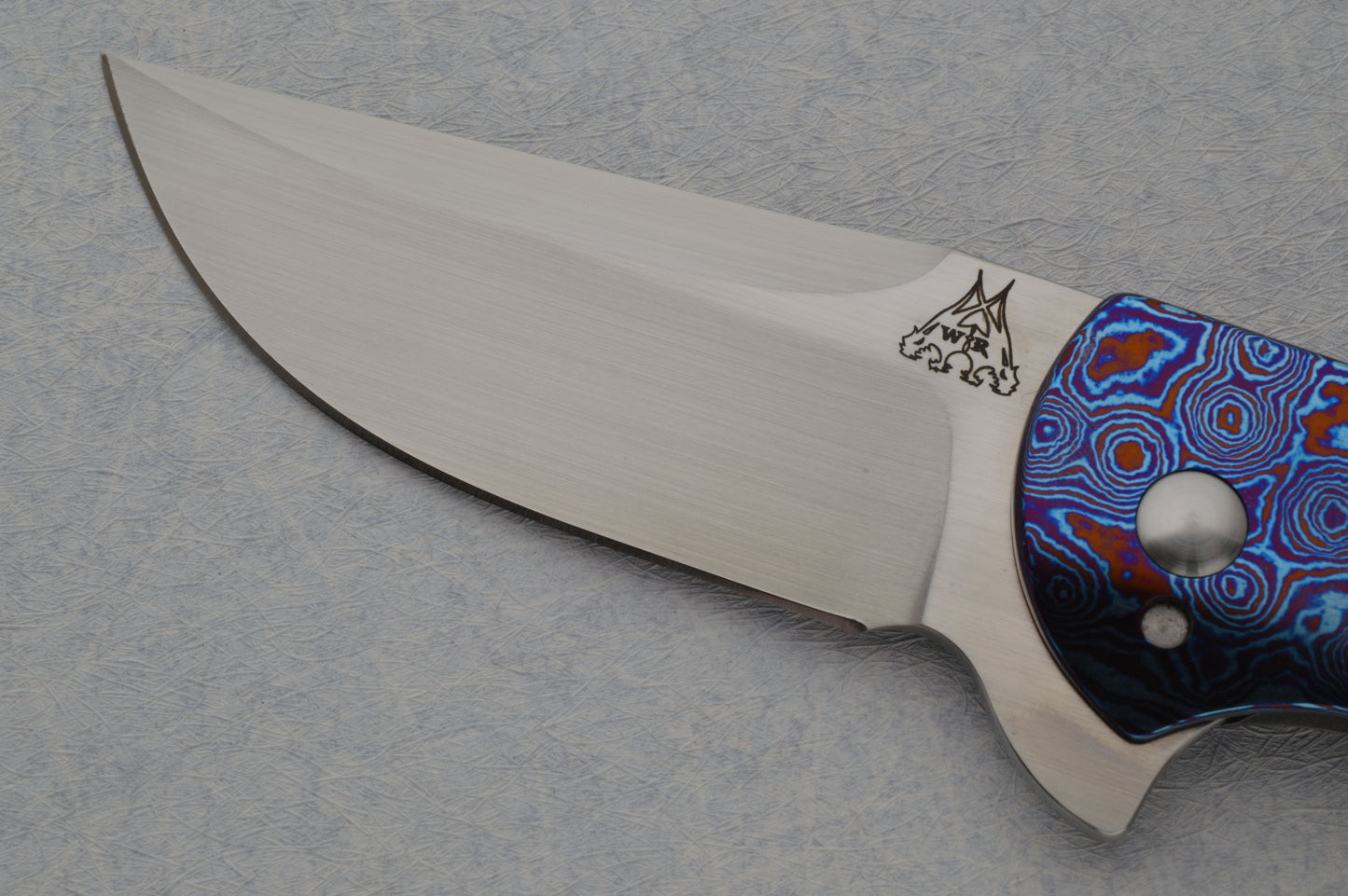 Walter Randolph (W.R. Bladeworks) Early Mini Chaos Frame-Lock Flipper Knife (IKBS)