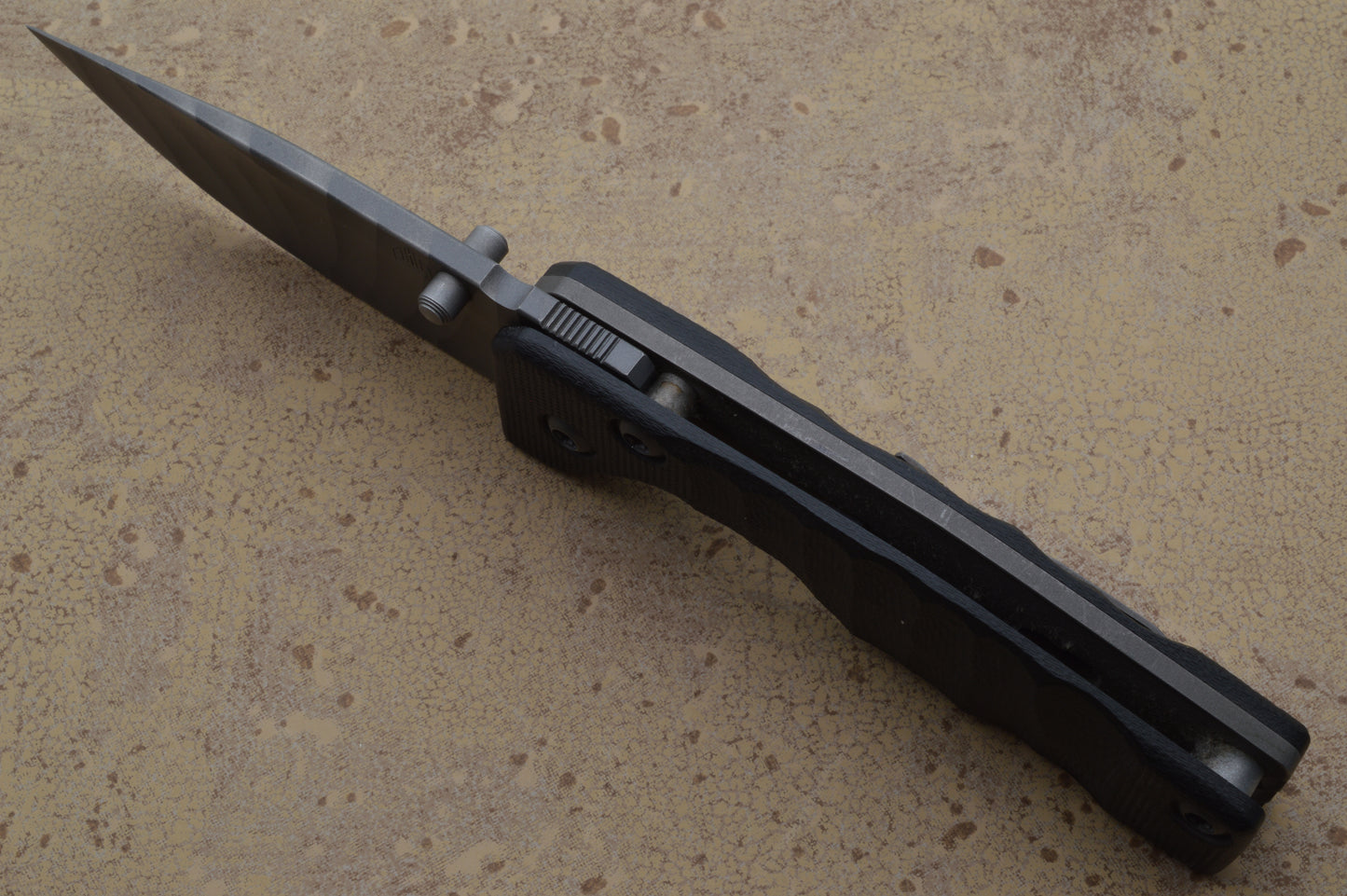 Crusader Forge Tactical Liner-Lock Folding Knife, 3D Blade Finish