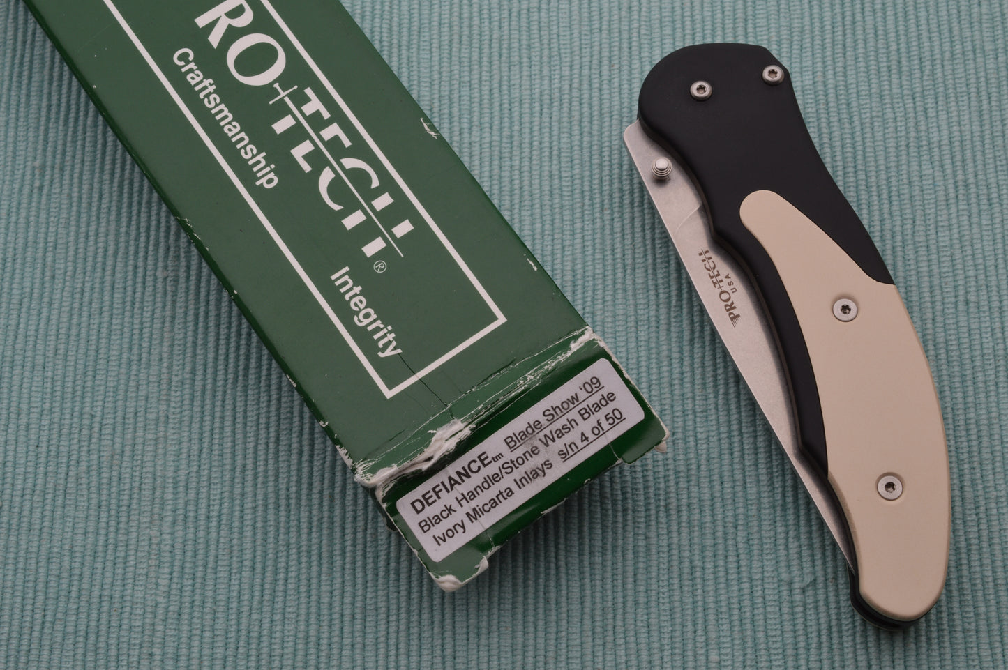 ProTech Defiance D/A Blade Show '09 Serial #4 of 50 Folding Knife (SOLD)