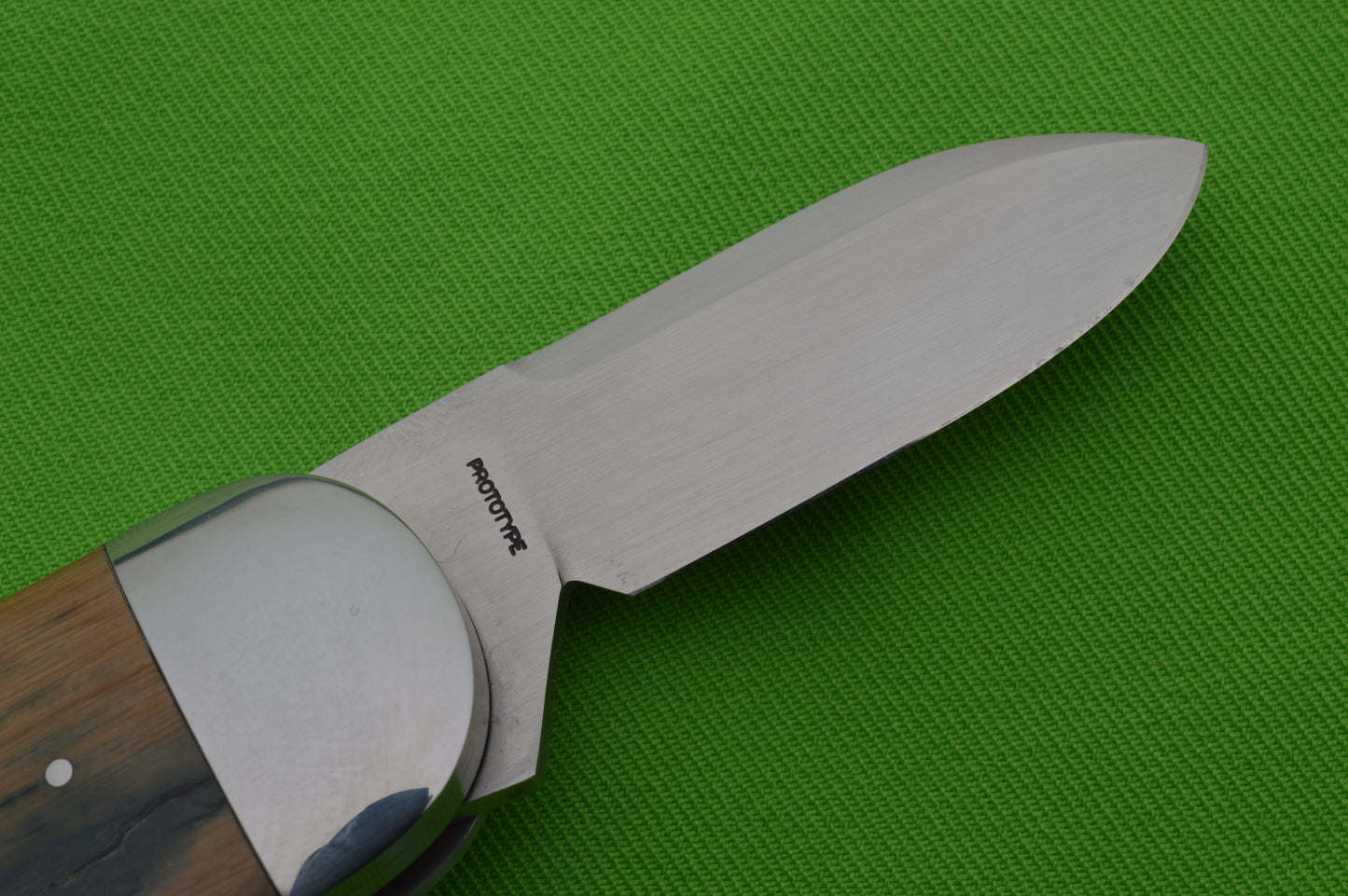 Tom Ploppert PROTOTYPE Two-Blade Fossil Rope Knife, Toenail, Slip-Joint Folding Knife