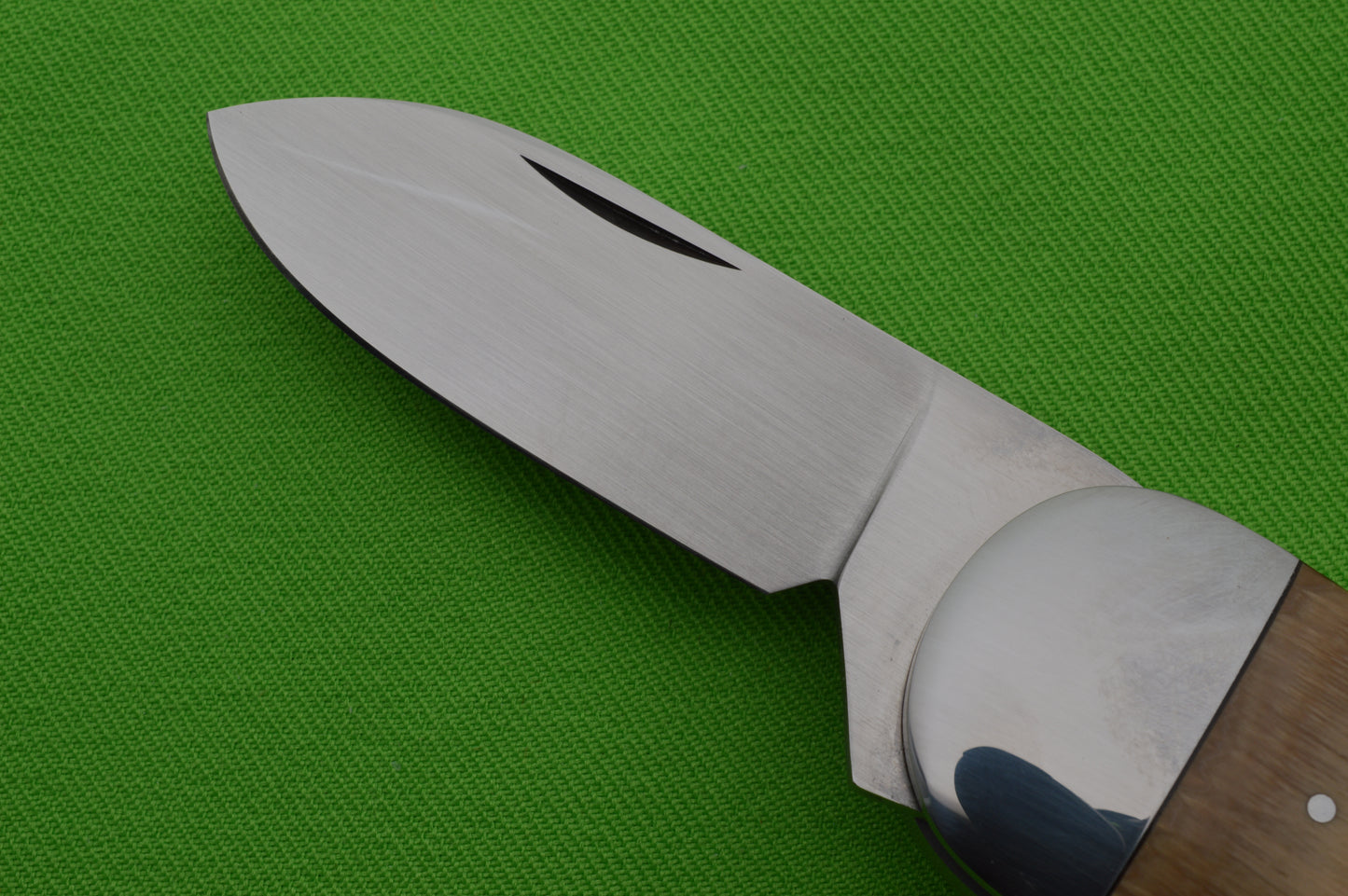 Tom Ploppert PROTOTYPE Two-Blade Fossil Rope Knife, Toenail, Slip-Joint Folding Knife