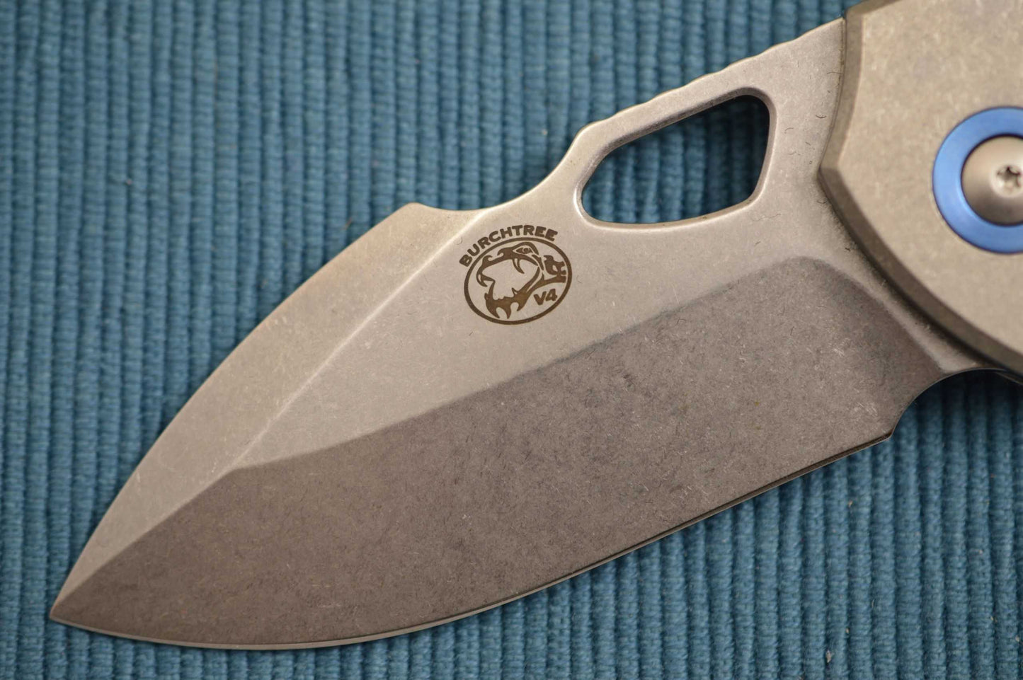 Michael Burch V4 Burchtree Bladeworks Frame-Lock Folding Knife (SOLD)