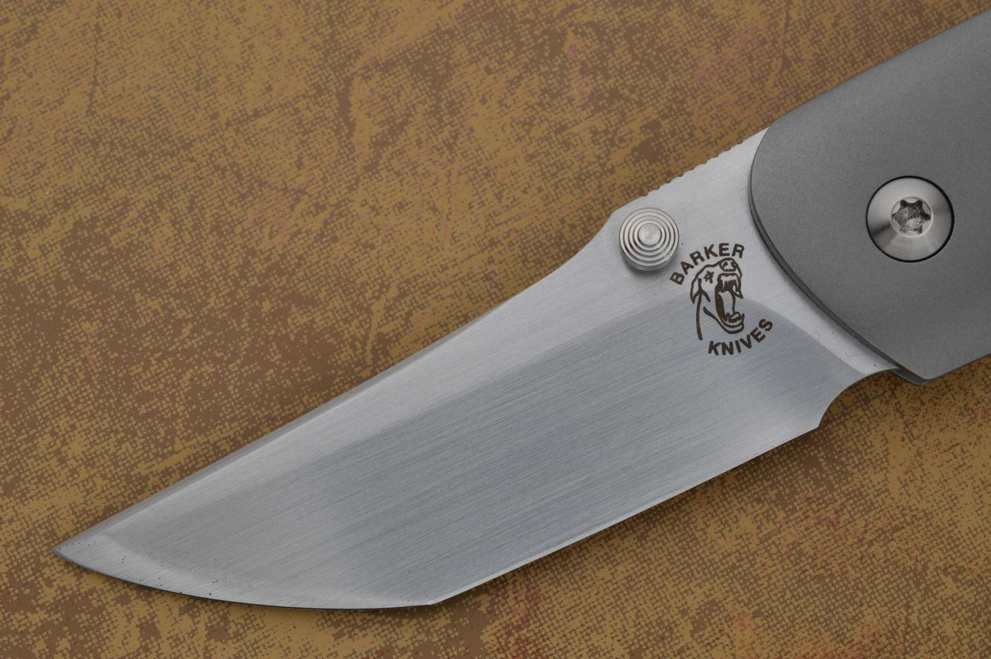 John Barker Small Hokkaido MOA Holes, Frame-Lock Folding Knife (SOLD)
