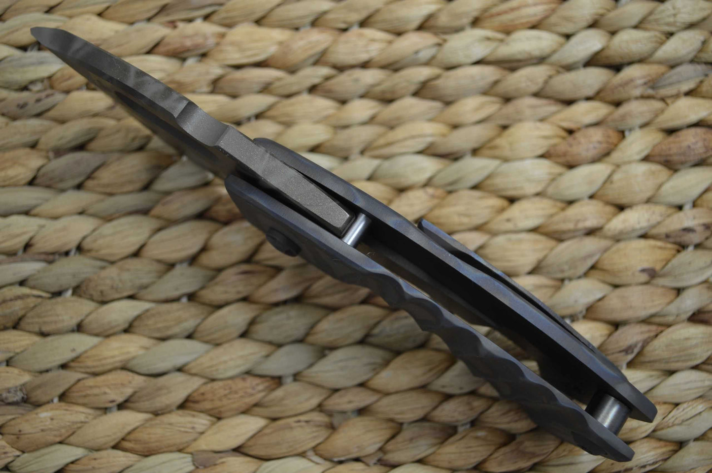 Crusader Forge Frame-Lock "APEX" Drop Point Blade, Dammeron Camo and Phantom Finishes (SOLD)
