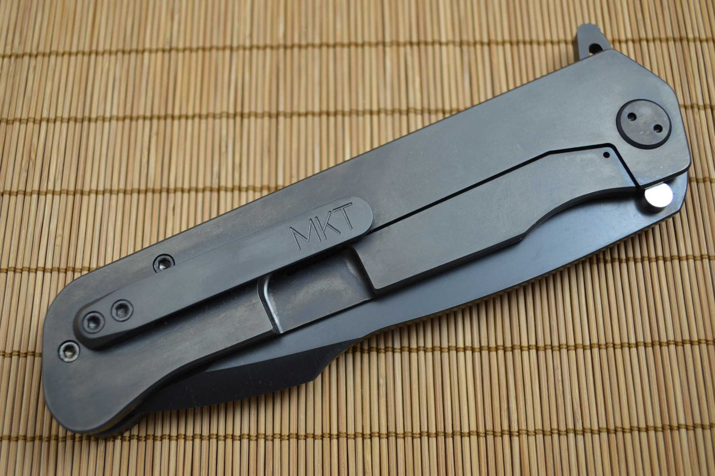 Medford Knife and Tool GIGANTES, Frame-Lock Flipper, Black PVD Coated (SOLD)