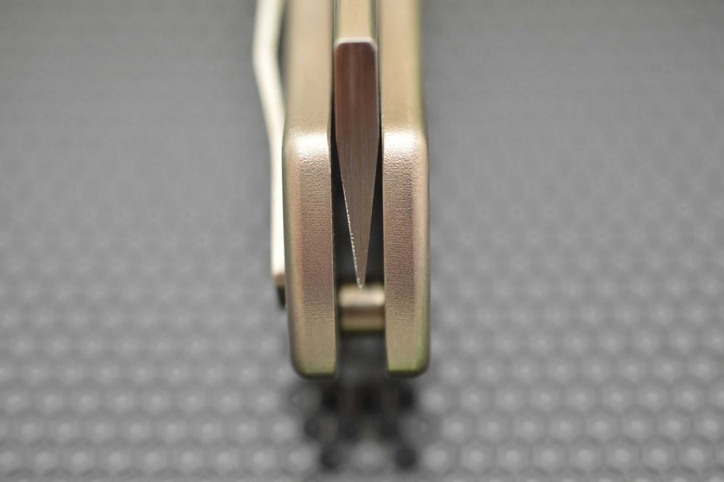 Red Horse Knife Works Custom Frame-Lock HELL RAZOR, Full Titanium Frame (SOLD)