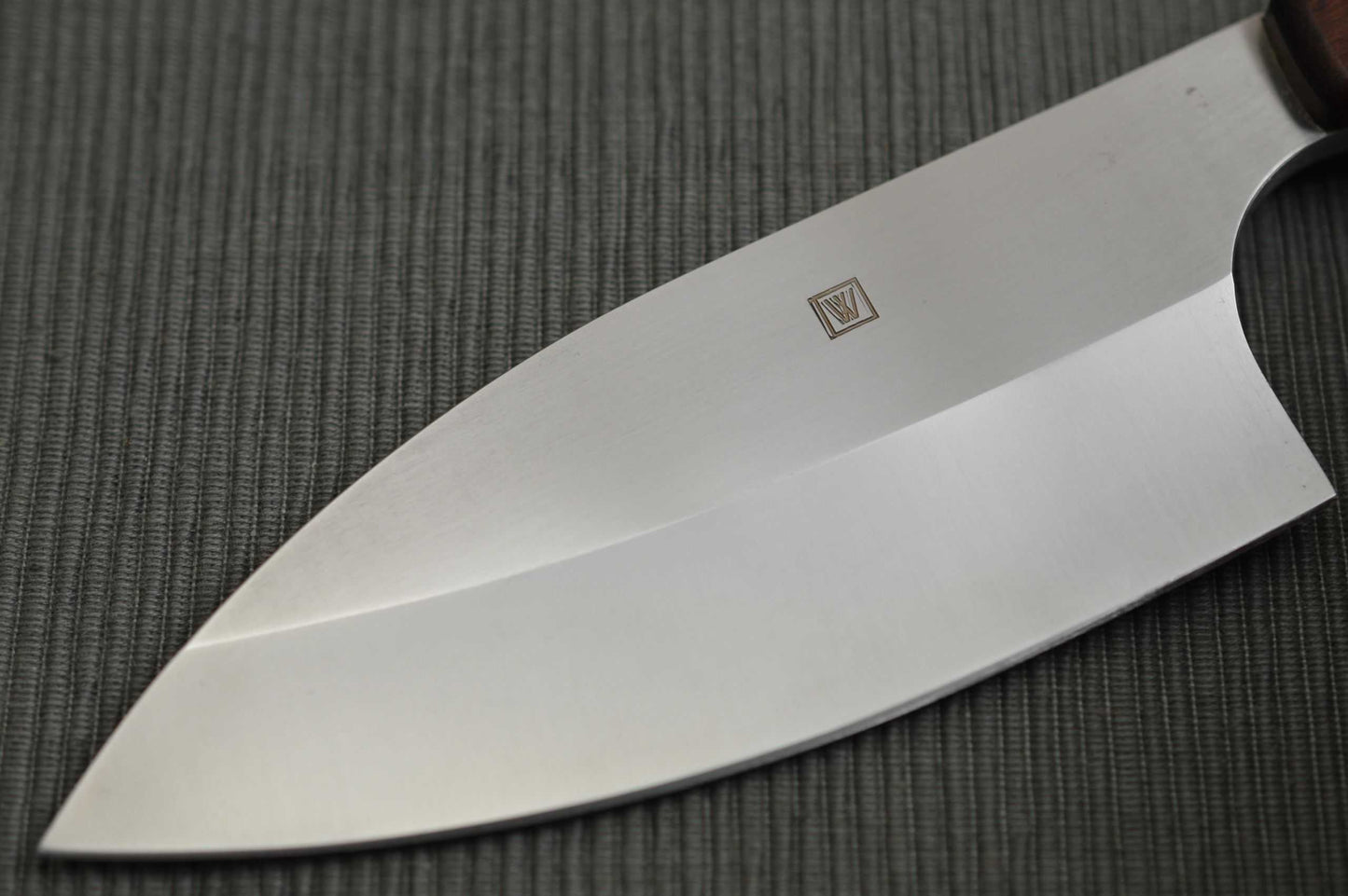 Kevin Wilkins Medium MYTUKO, Fixed Blade Knife, Rowe Leather Sheath (SOLD)