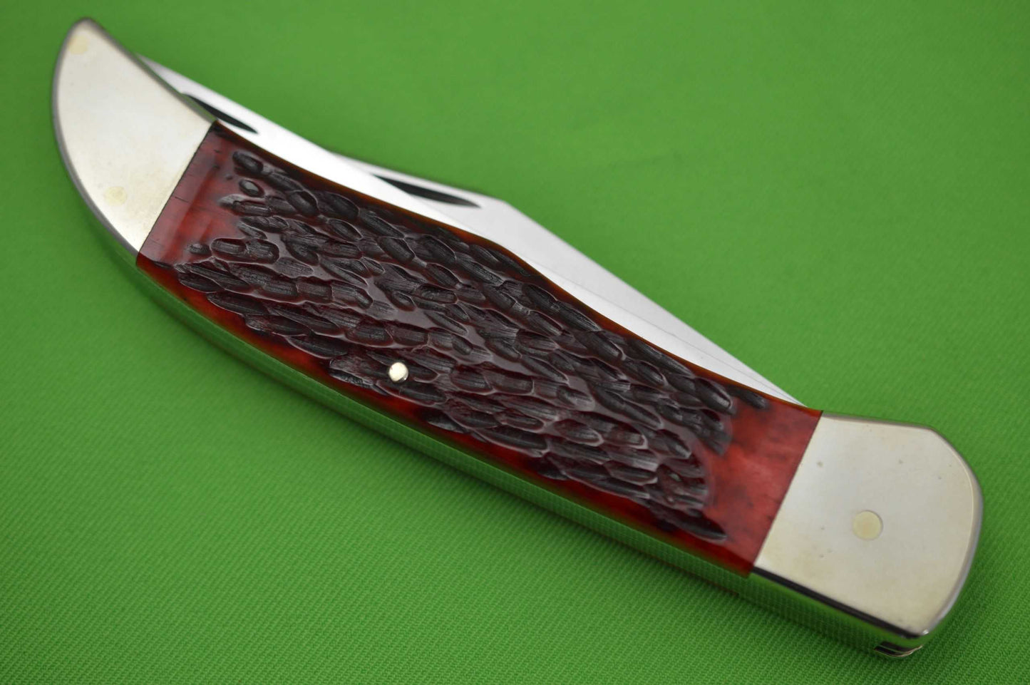 Robert Enders Large Two-Blade Folding Hunter, Jigged Bone, Slip-Joint Knife (TRADED)