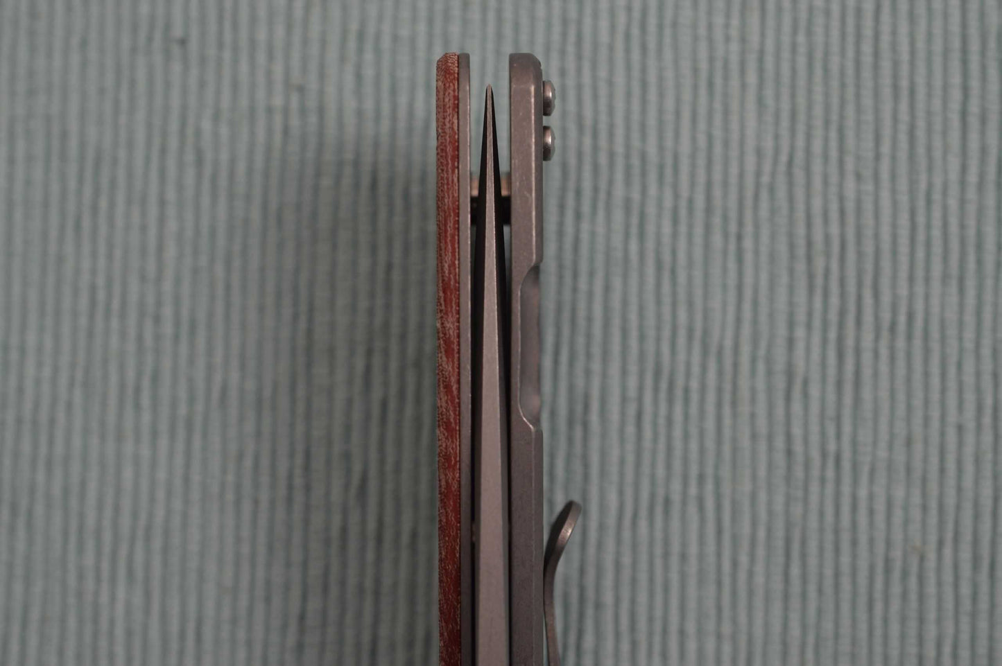 NEW, Rick Hinderer Custom FIRETAC, Hand Ground Drop Point Blade (SOLD)