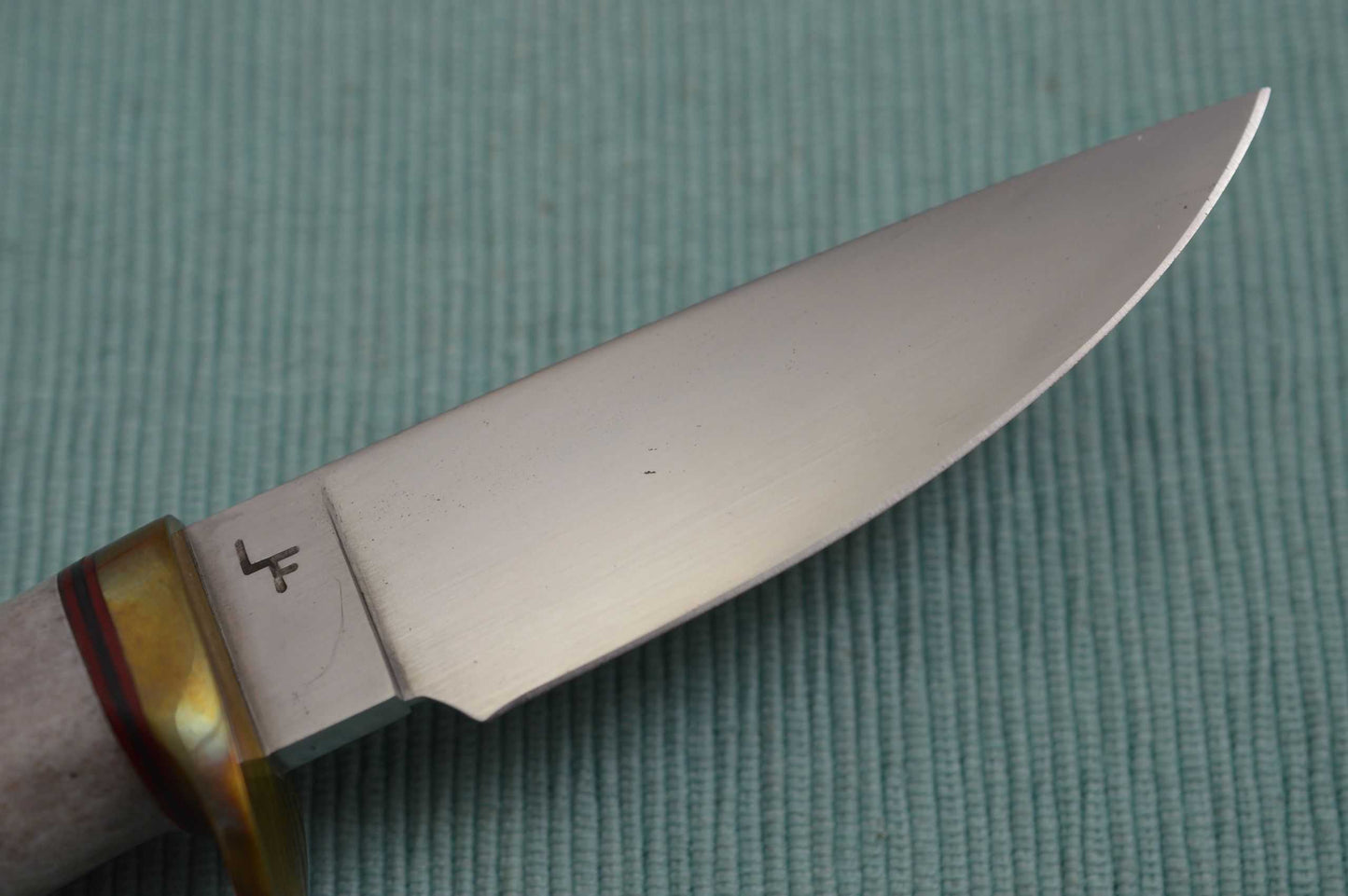 Larry Fuegen, M.S. Crown Stag Hunter, Tooled Leather Sheath (SOLD)