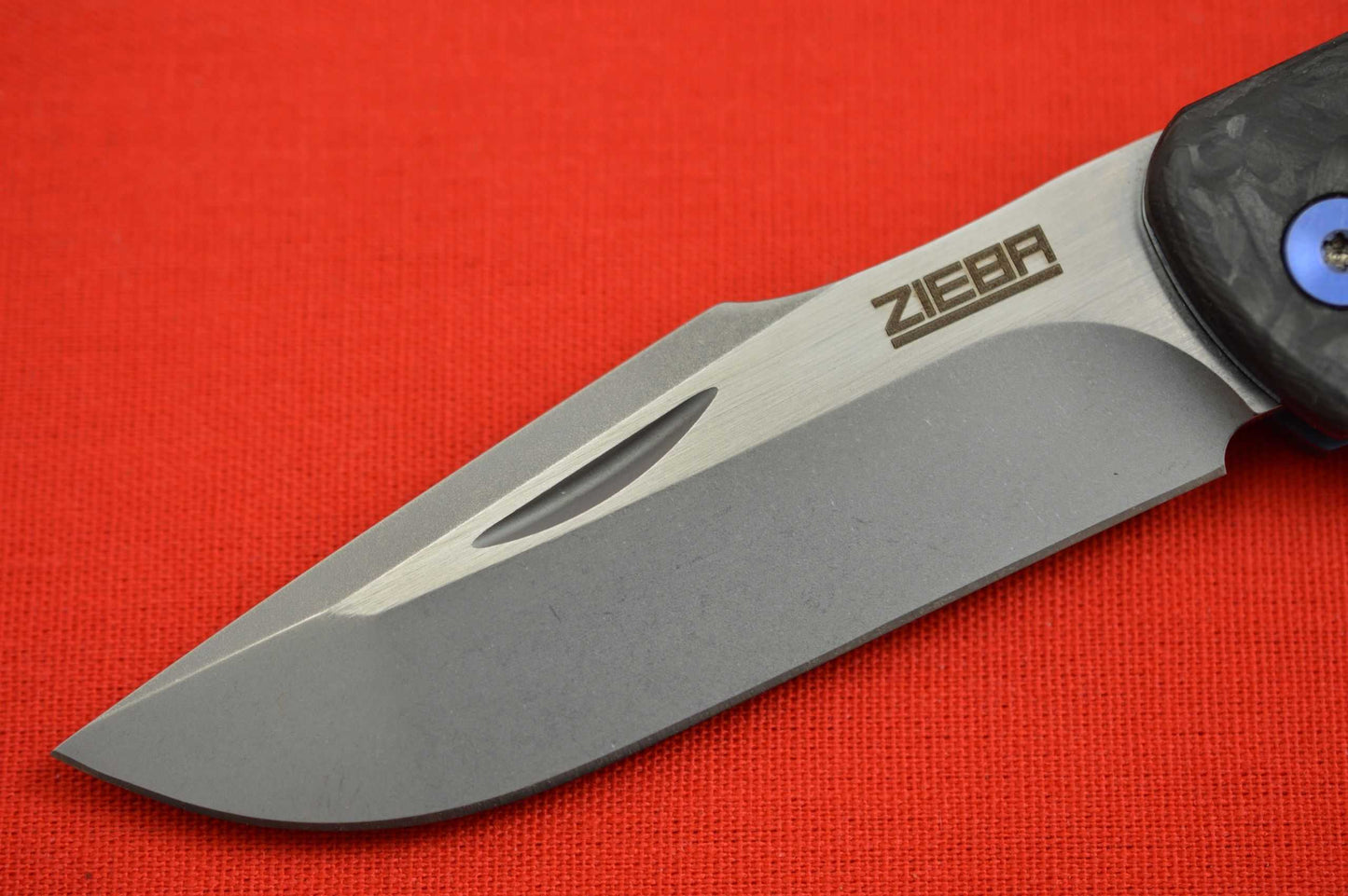 Michael Zieba Custom "Heritage" Marble Carbon Fiber Slip-Joint Folding Knife (SOLD)