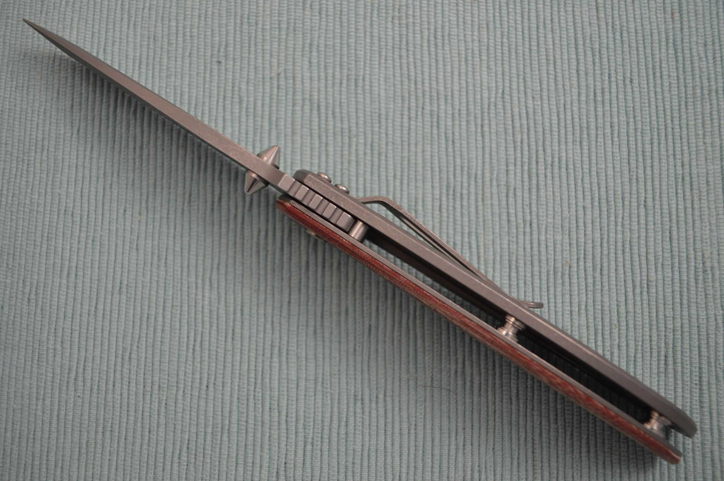 NEW, Rick Hinderer Custom FIRETAC, Hand Ground Drop Point Blade (SOLD)