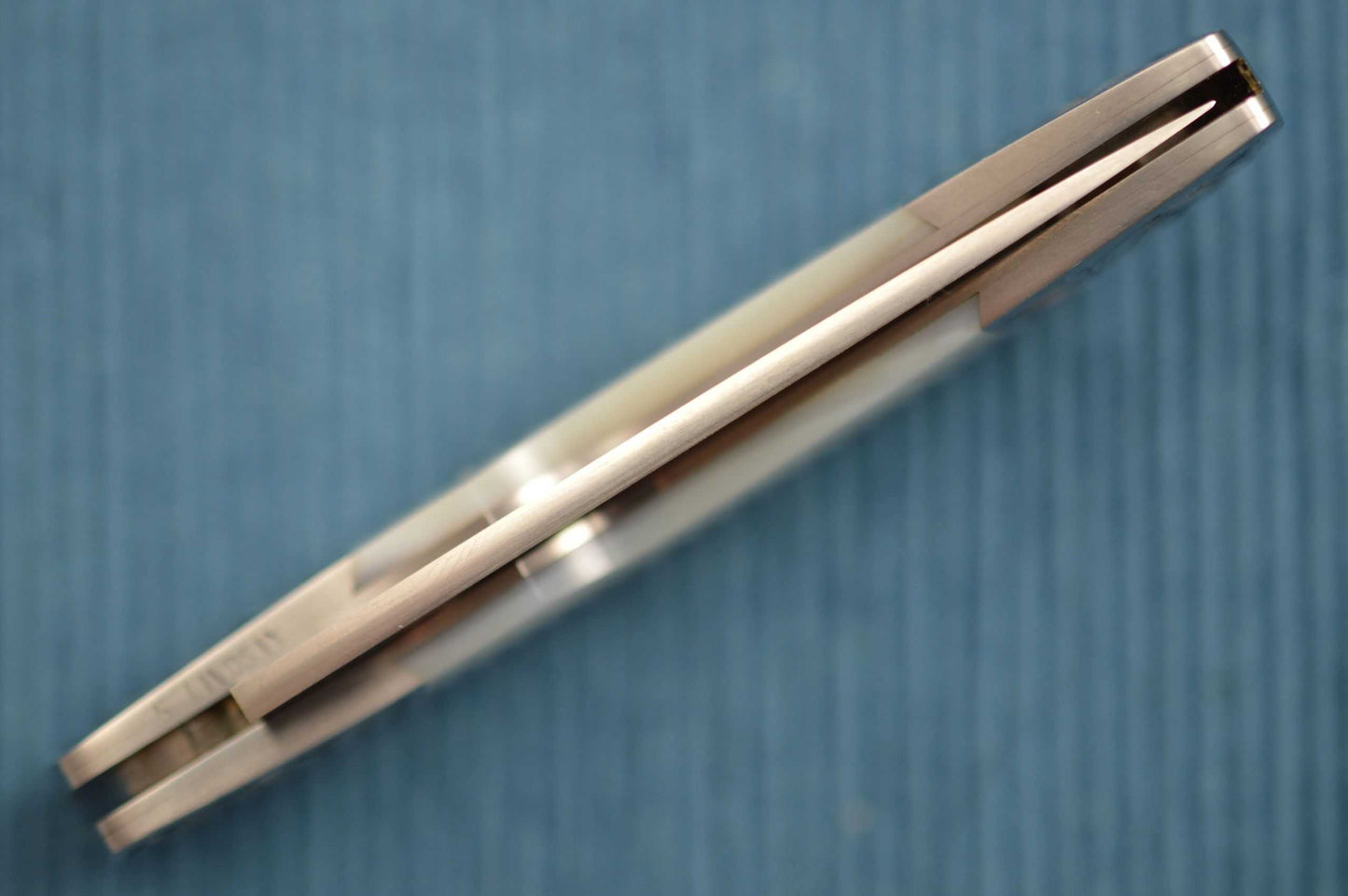 Jack Busfield Pearl Lock-Back Folder, Steve Lindsay Engraving (SOLD)
