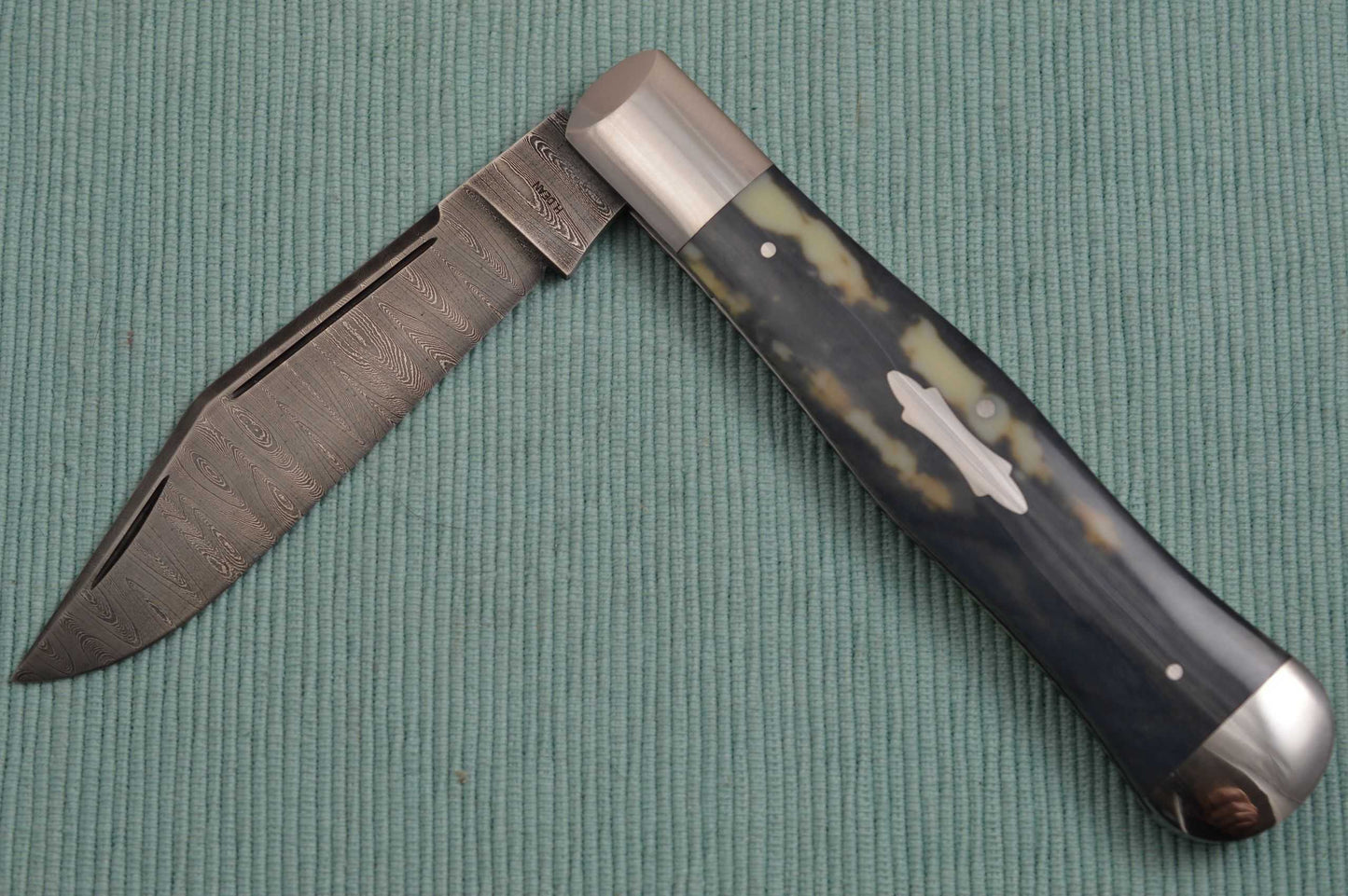 Harvey Dean, M.S. Large Fossilized Coke Bottle Slip-Joint Folding Knife (SOLD)