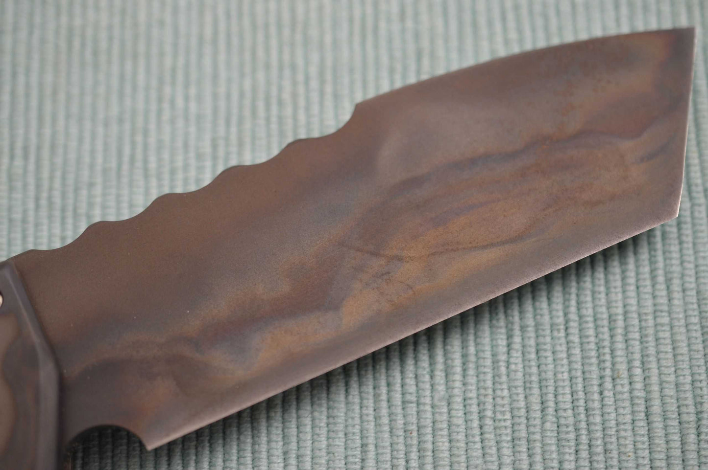 Crusader Forge STREET FIGHTER Flipper, Frame-Lock, Chisel Ground Tanto (SOLD)