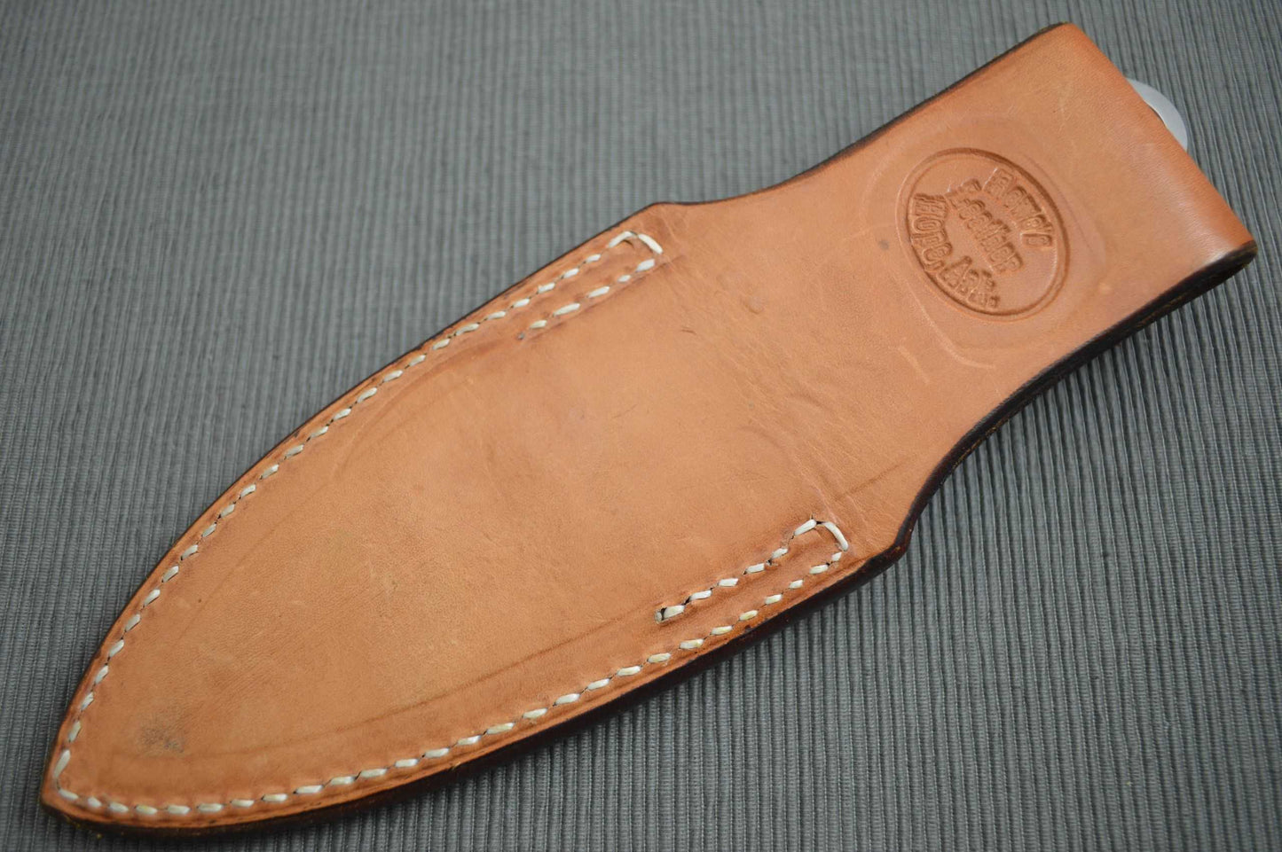 Kevin Wilkins Medium MYTUKO, Fixed Blade Knife, Rowe Leather Sheath (SOLD)