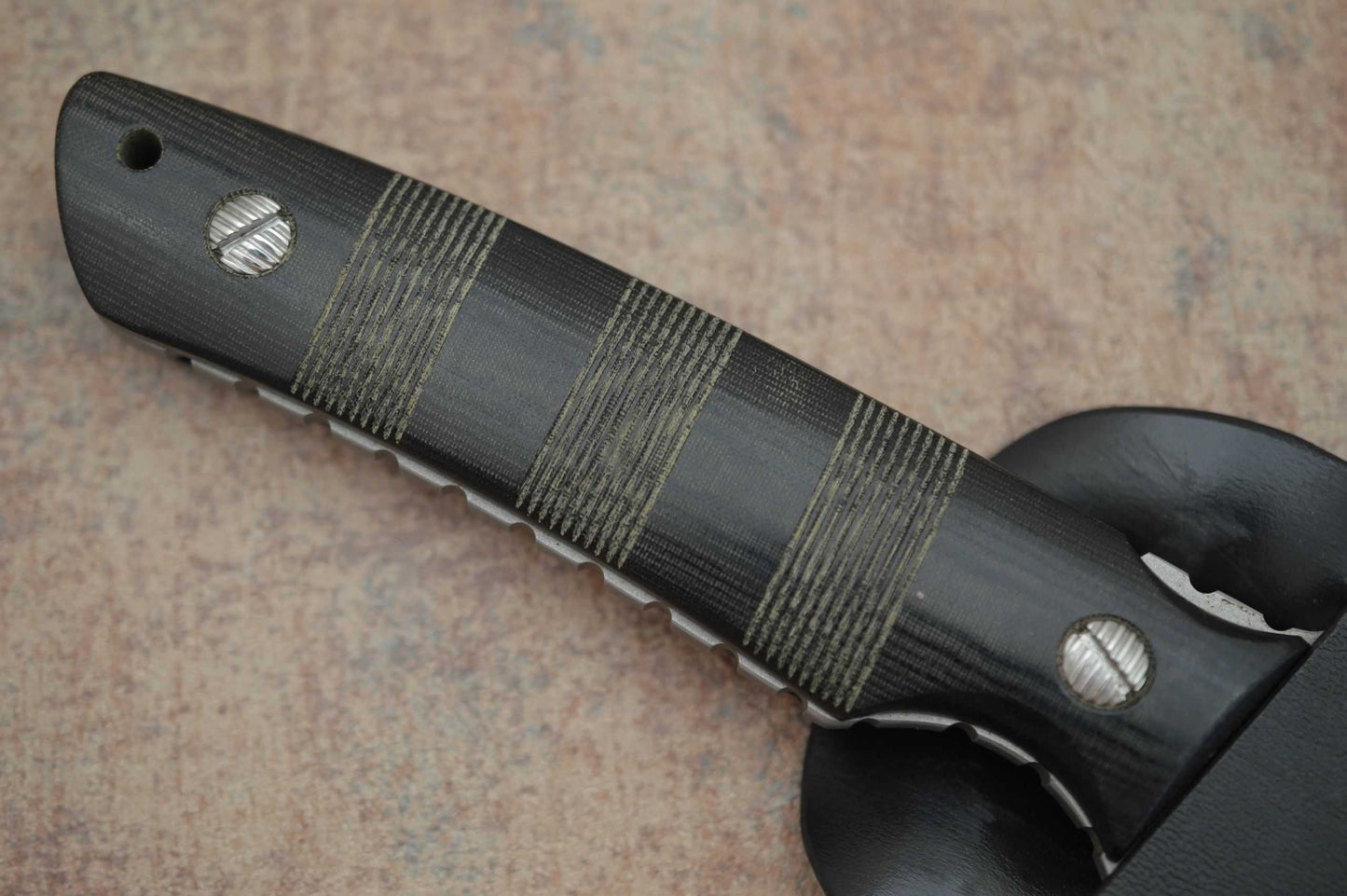 Kevin Hoffman Hollow Handle Survival Dirk, Fighter, Kydex Sheath (SOLD)