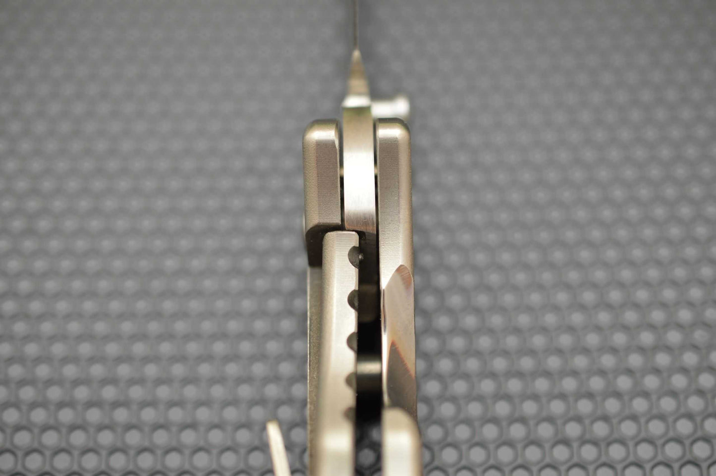 Red Horse Knife Works Custom Frame-Lock HELL RAZOR, Full Titanium Frame (SOLD)