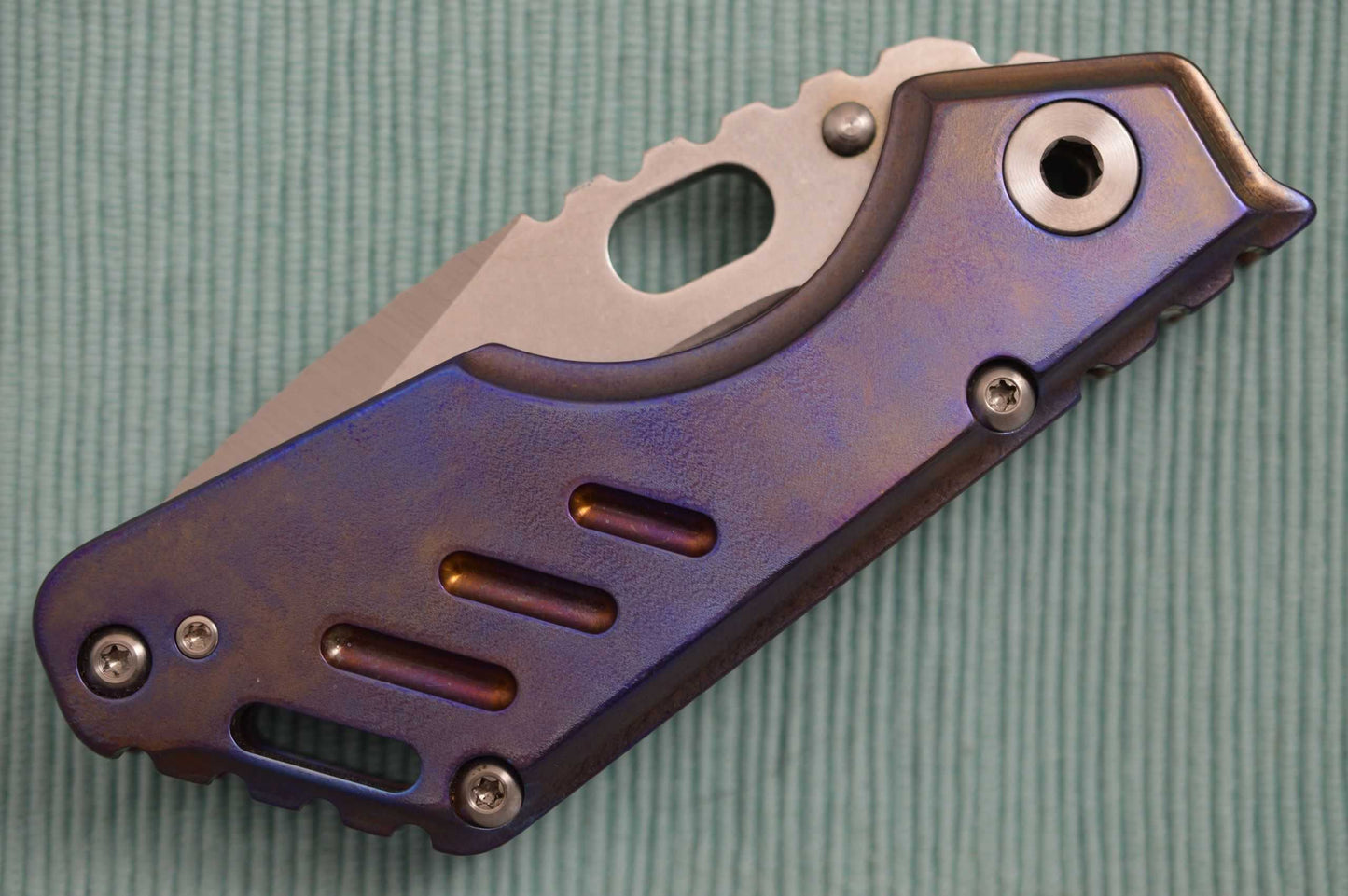 Mick Strider Custom STUBBY, Nightmare Grind Tanto, Frame-Lock Folder (SOLD)
