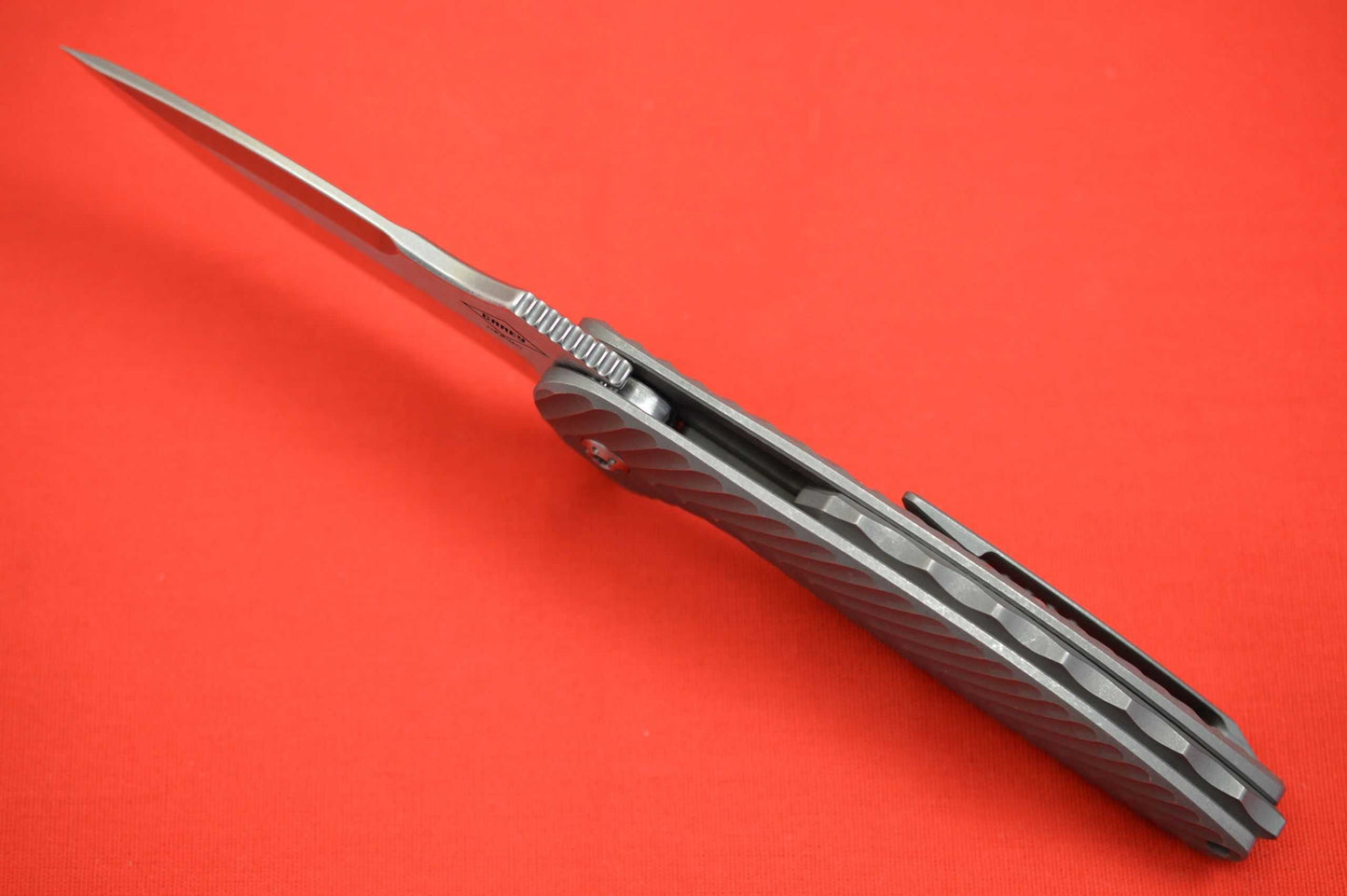 Peter Carey NITRO Mini Production, Full Titanium Frame-Lock Flipper (SOLD)