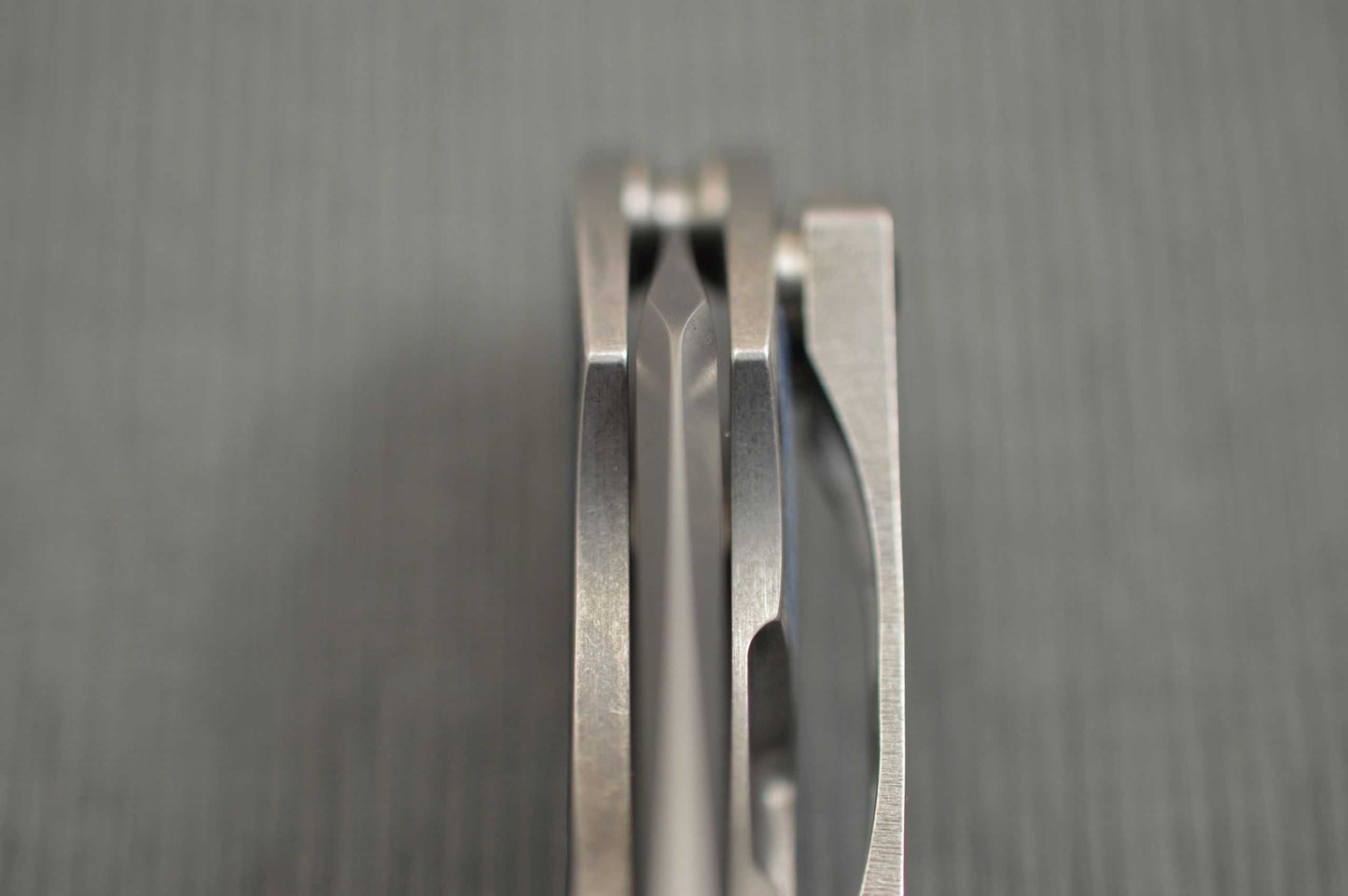 Direware SOLO Flipper, Blue Silver Twill Inlays, M390 Blade (SOLD)