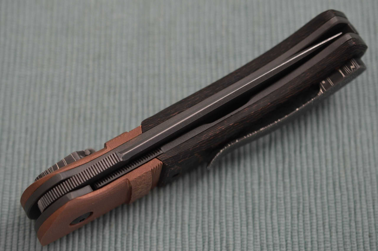 Philip Booth Custom Lever Auto Liner-Lock Folding Knife (SOLD)