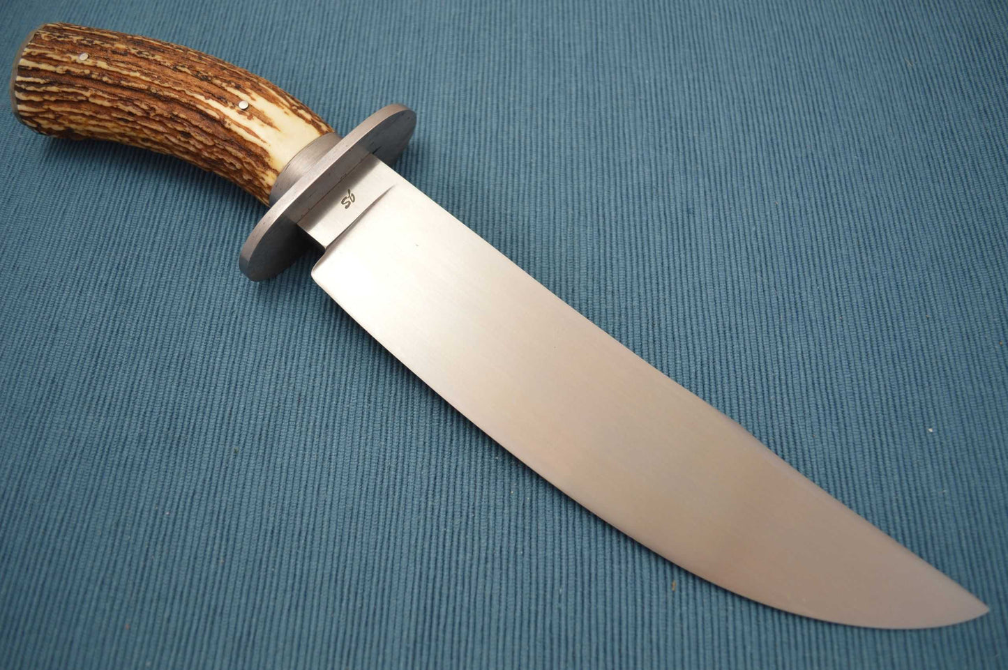 Mike Ruth, J.S. Large Stag Handled Bowie, Civil War Caisson Fittings (SOLD)