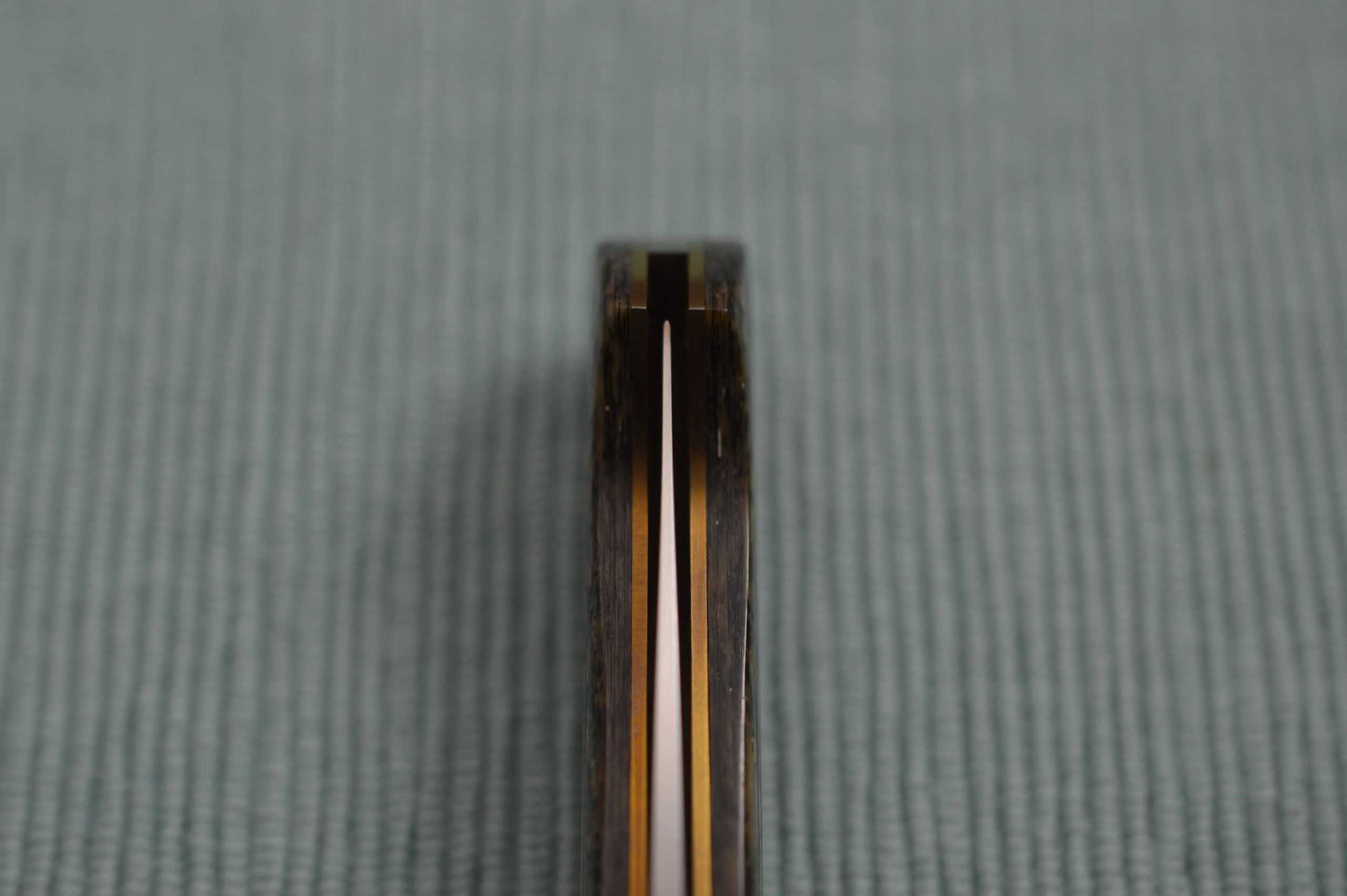 Stan Fujisaka Abalone Liner-Lock Folding Knife (SOLD)