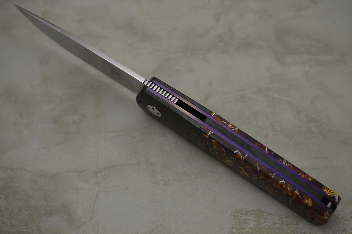Francois Massyn Liner-Lock IKBS Flipper Folding Knife (SOLD)