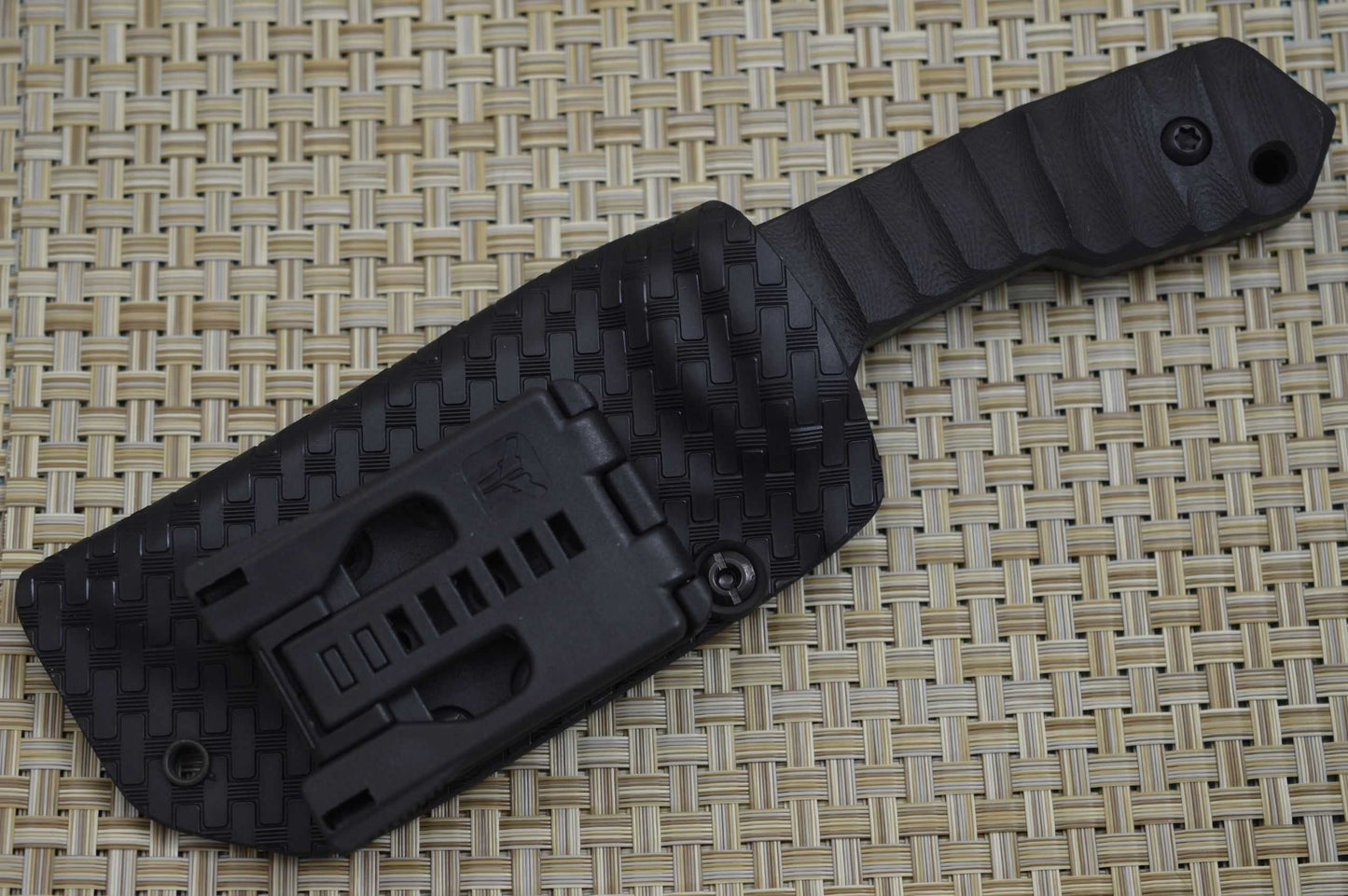 Crusader Forge VIS F Tactical Fixed Blade, Dammeron Camo Finish, Tek-Lok Kydex Sheath (SOLD)