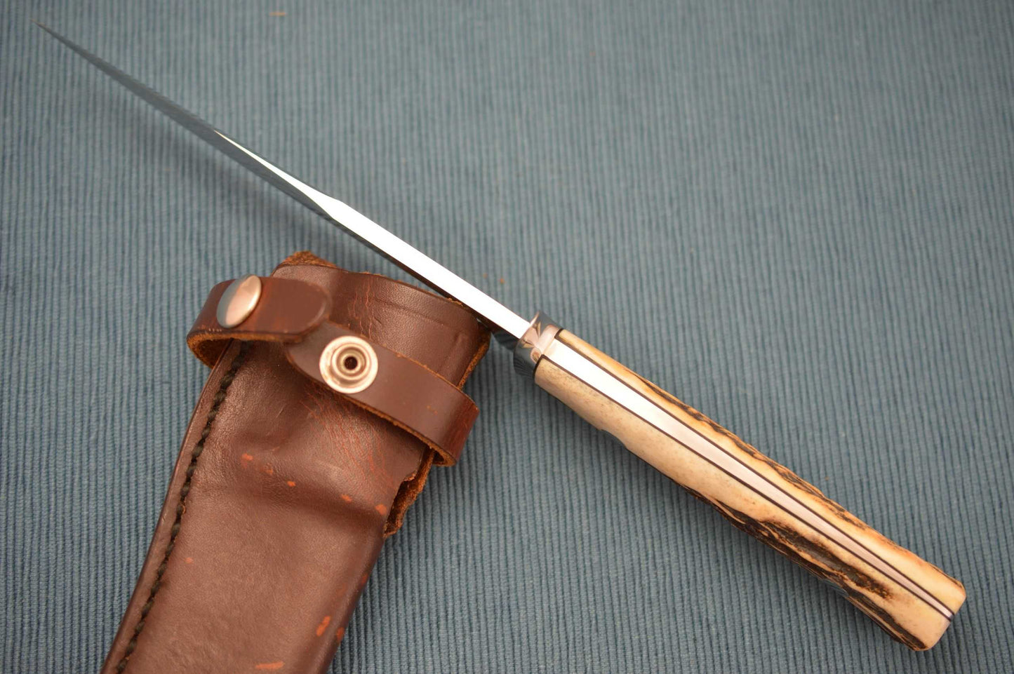 George Herron Large Stag Combat Fighting Knife (SOLD)