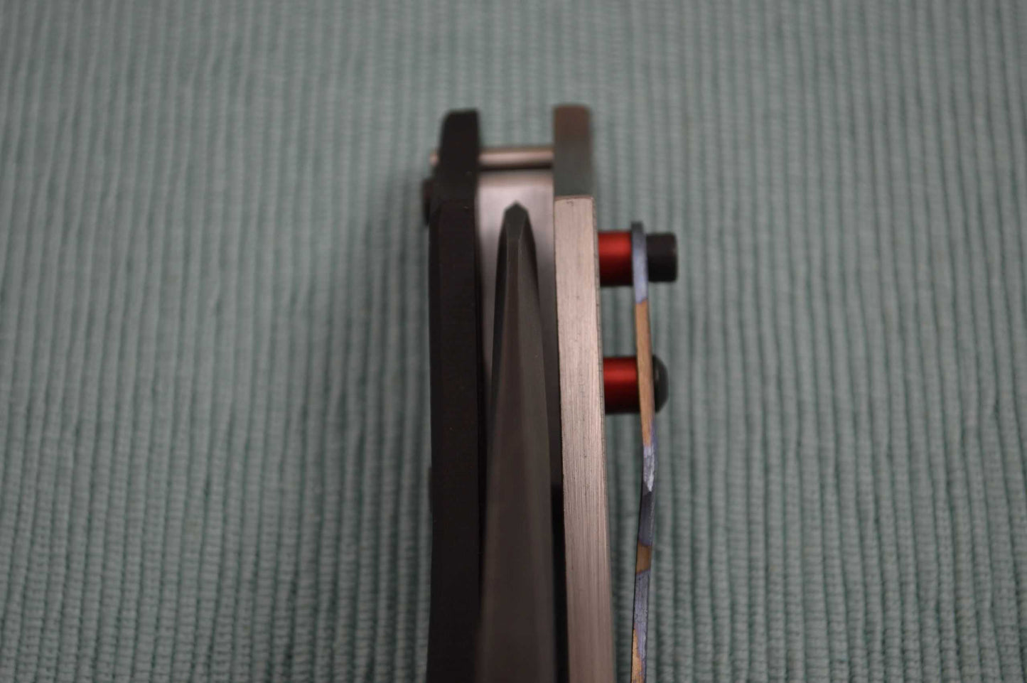 Dwaine Carrillo BUTTON-LOCK Cobra M6, Black G10, Black Oxide Finish Blade (SOLD)