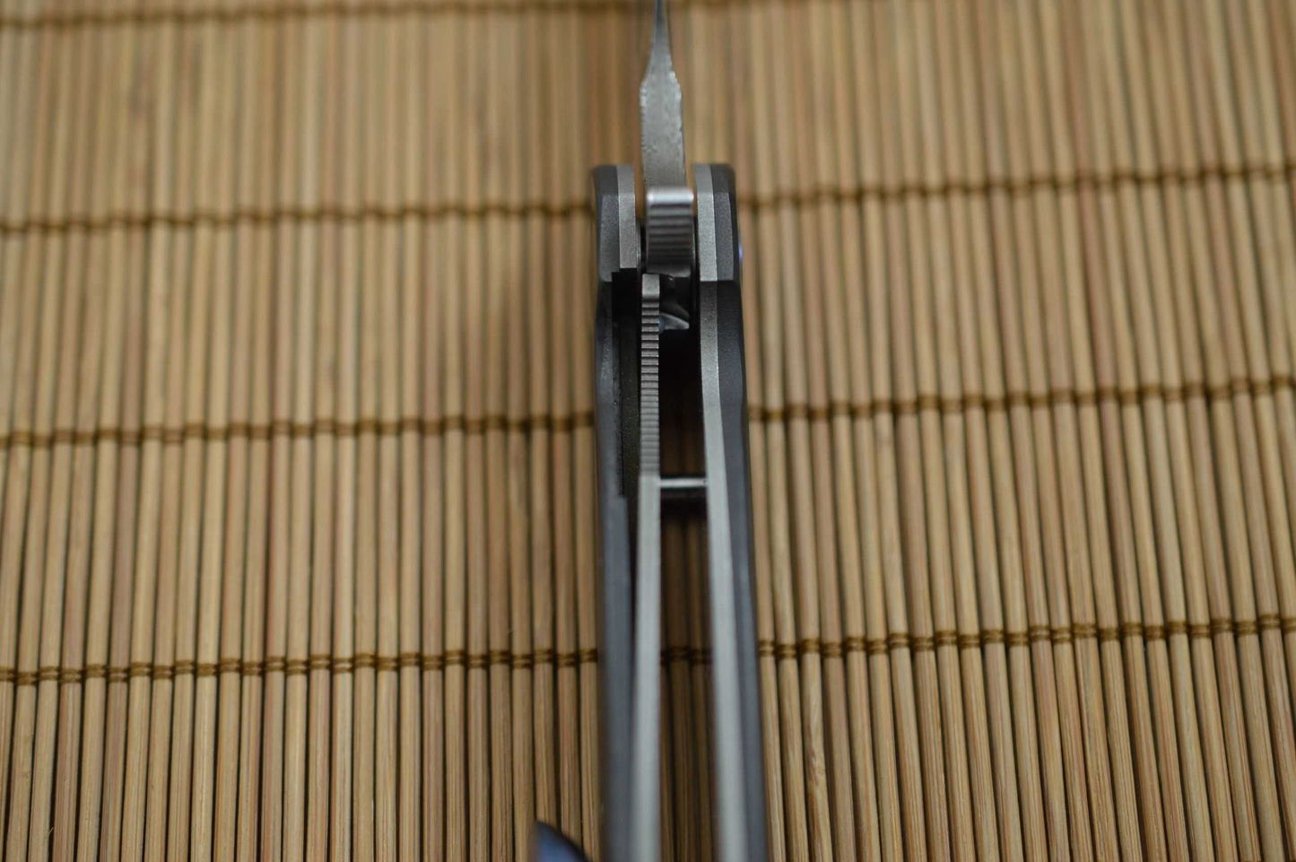 Matthew Lerch SCAMP Liner-Lock Flipper, Damasteel, Zirconium Scales, Blade Show 2019 (SOLD)