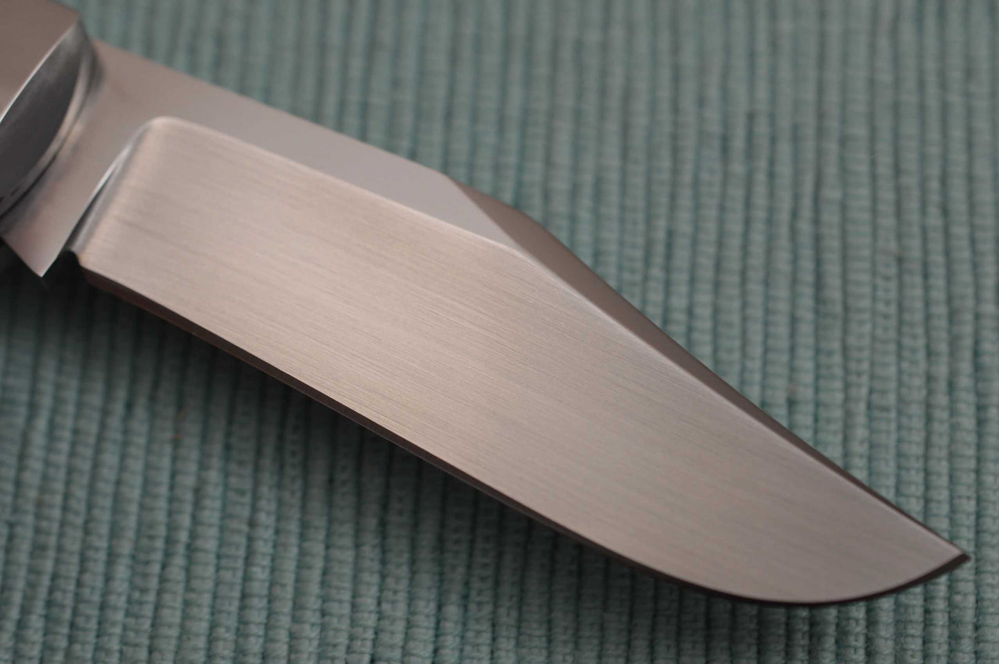 Bill Ruple LANNY'S CLIP, Black Micarta Scales, Fossil Bone Inlay, 2018 Blade Show (SOLD)