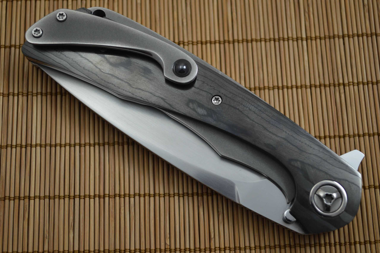 Black Snow Customs, Nati Amor, Full Size SABOTAGE Flipper, Carbon Fiber Scales (SOLD)