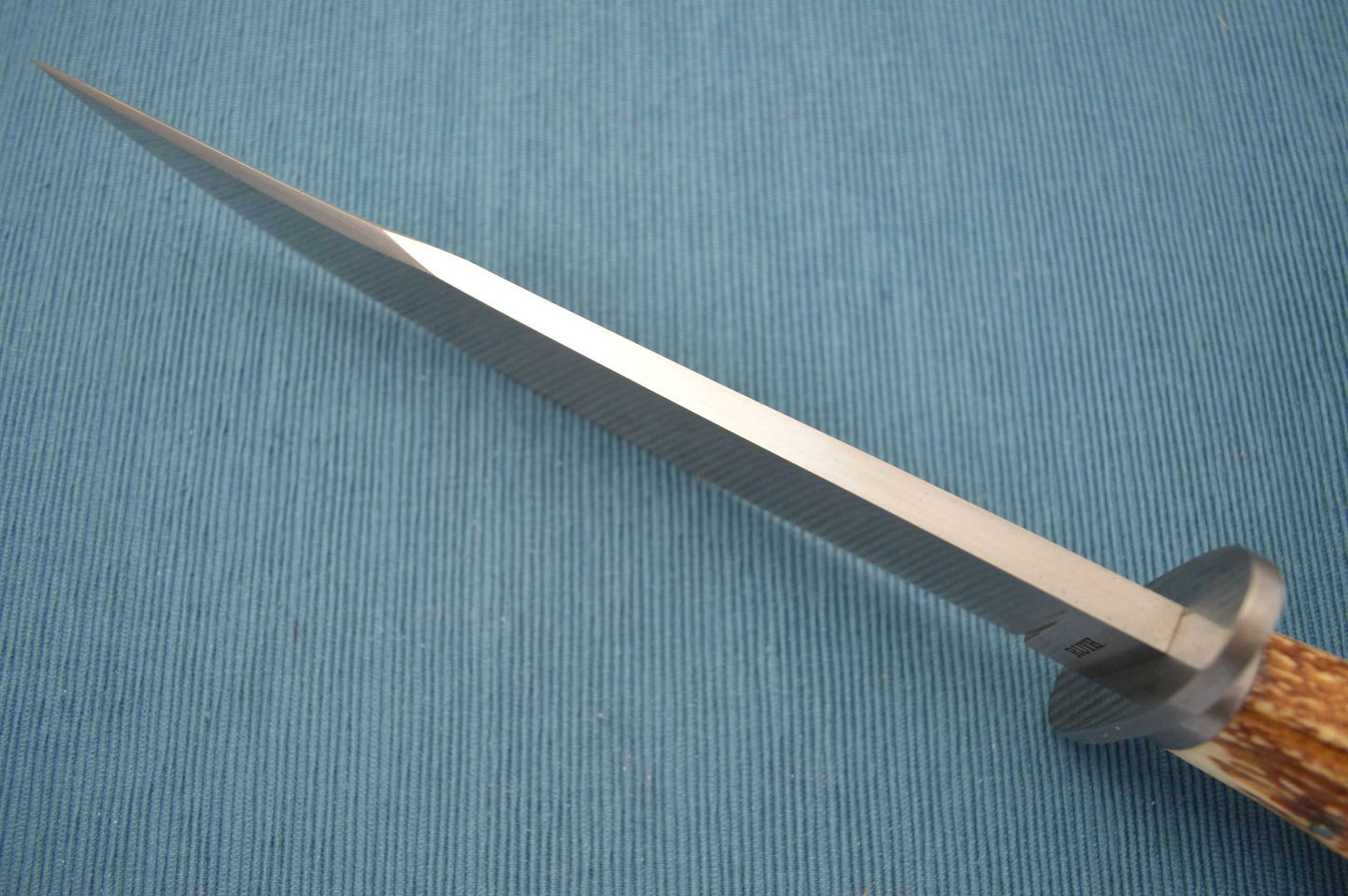 Mike Ruth, J.S. Large Stag Handled Bowie, Civil War Caisson Fittings (SOLD)
