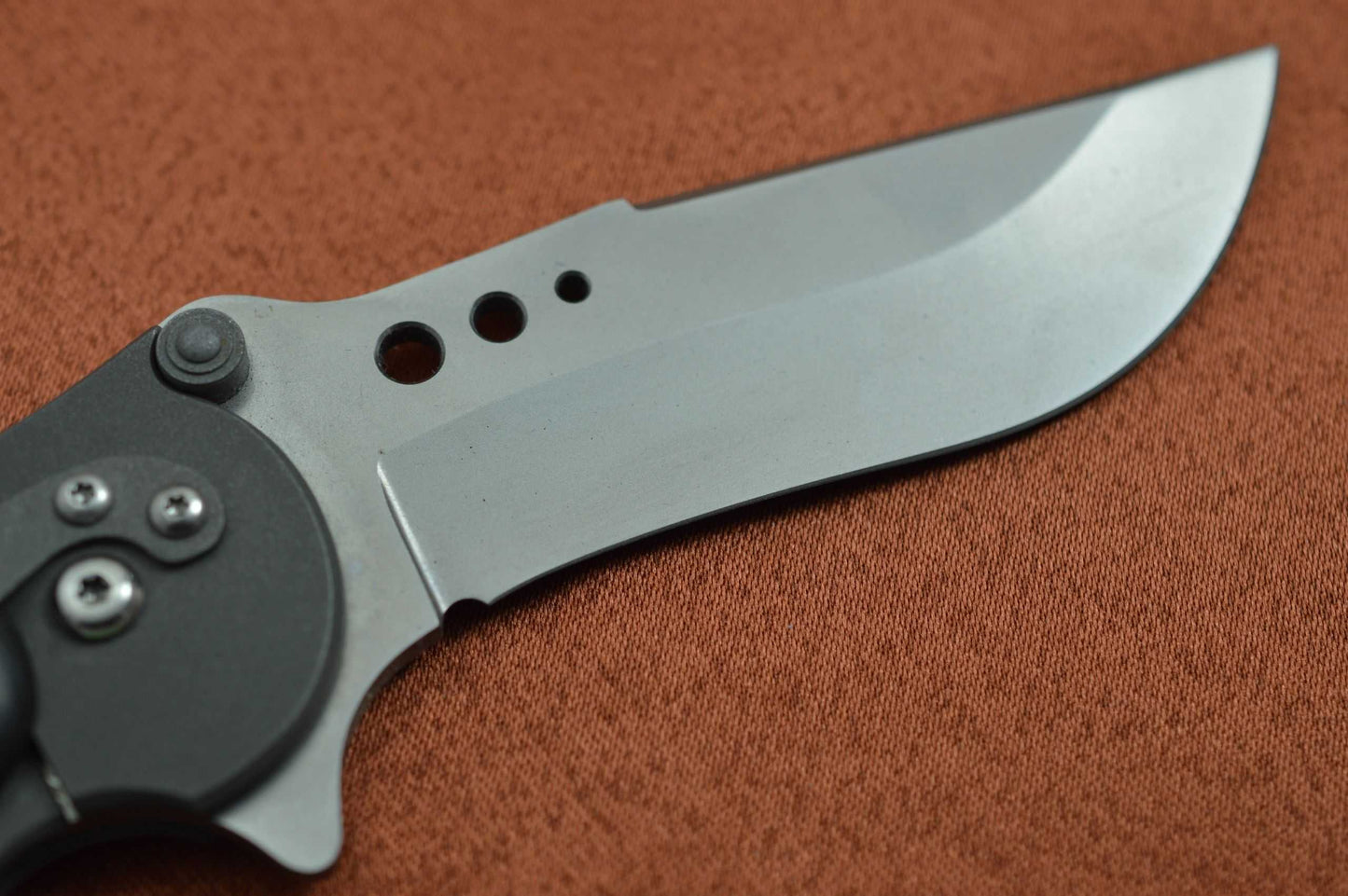 John Kubasek Custom Liner-Lock Flipper, Carbon Fiber, Impact Tool (SOLD)