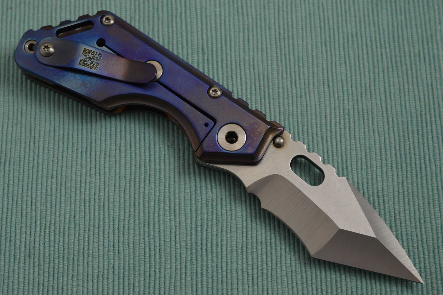 Mick Strider Custom STUBBY, Nightmare Grind Tanto, Frame-Lock Folder (SOLD)