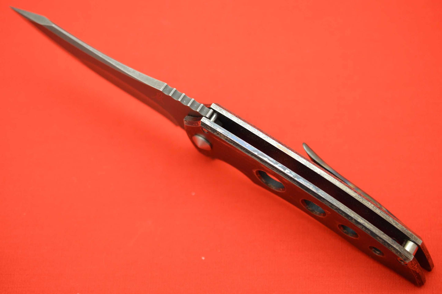 Jeremy Marsh MAC Roxstar Flipper, Distressed Finish, Custom Pocket Clip (SOLD)