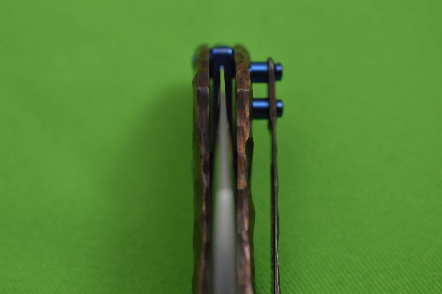 Olamic Cutlery WHIPPERSNAPPER, Antique Entropic Finish, 20CV Sheepsfoot Blade (SOLD)