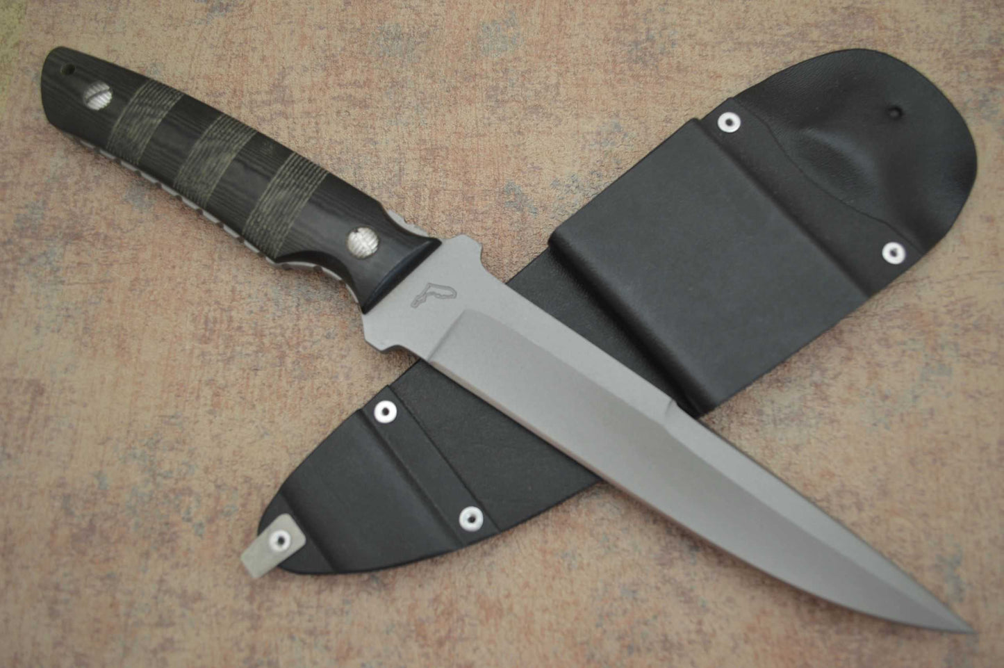 Kevin Hoffman Hollow Handle Survival Dirk, Fighter, Kydex Sheath (SOLD)