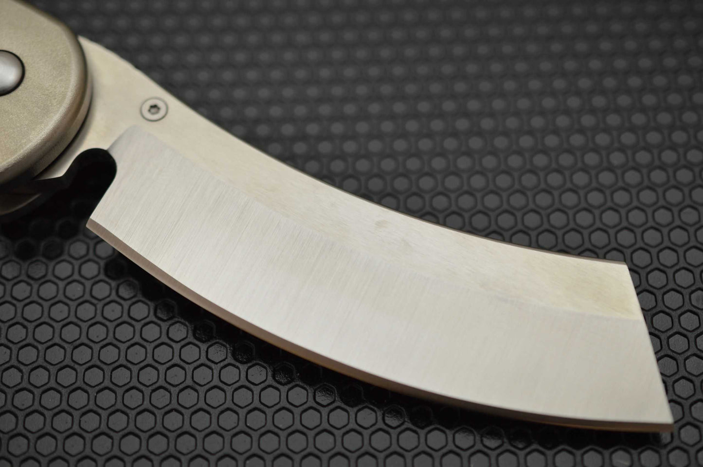 Red Horse Knife Works Custom Frame-Lock HELL RAZOR, Full Titanium Frame (SOLD)