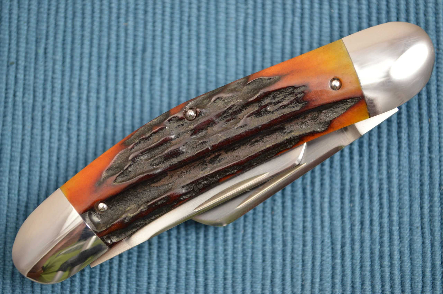 Bill Ruple Stag 3-Blade Sowbelly (SOLD)