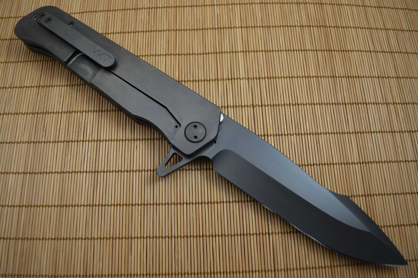 Medford Knife and Tool GIGANTES, Frame-Lock Flipper, Black PVD Coated (SOLD)
