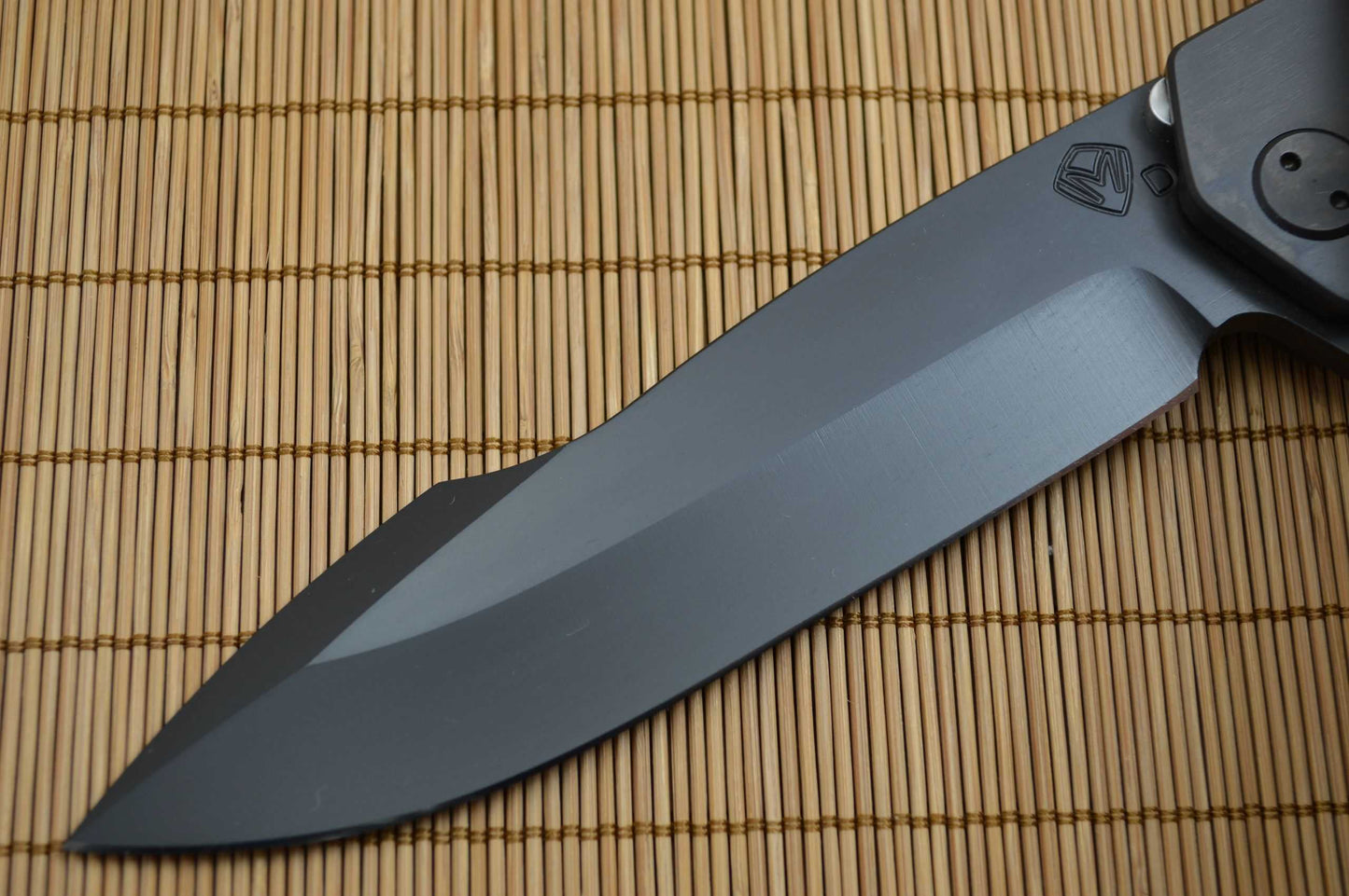 Medford Knife and Tool GIGANTES, Frame-Lock Flipper, Black PVD Coated (SOLD)