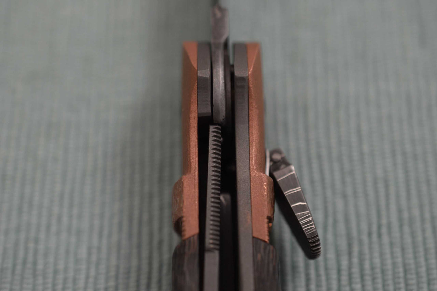 Philip Booth Custom Lever Auto Liner-Lock Folding Knife (SOLD)