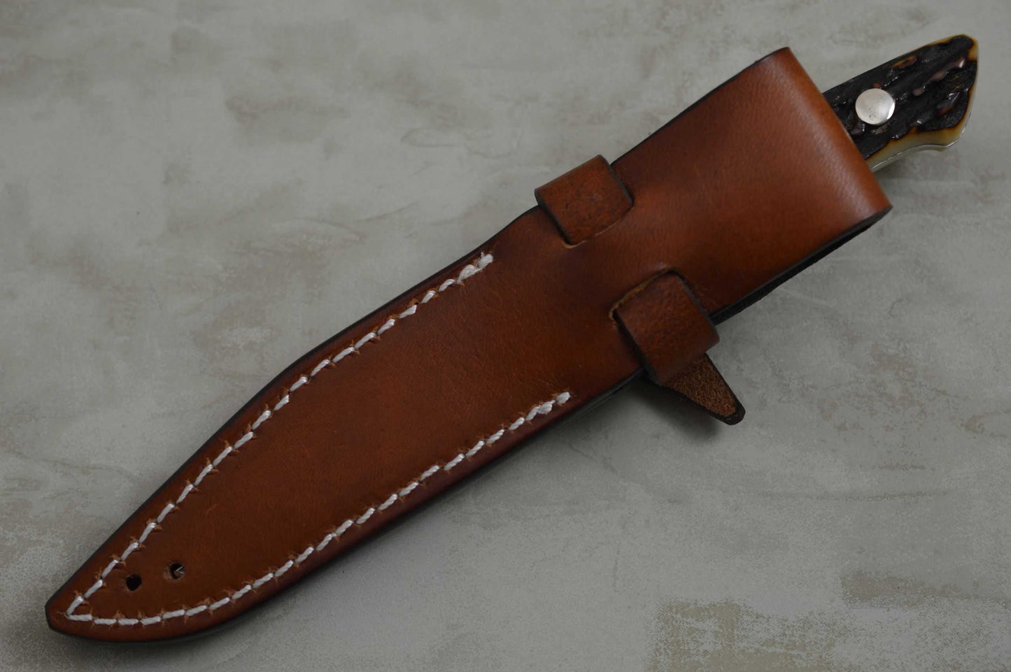 Masao Takahashi Stag Boot Knife and Leather Sheath (SOLD)